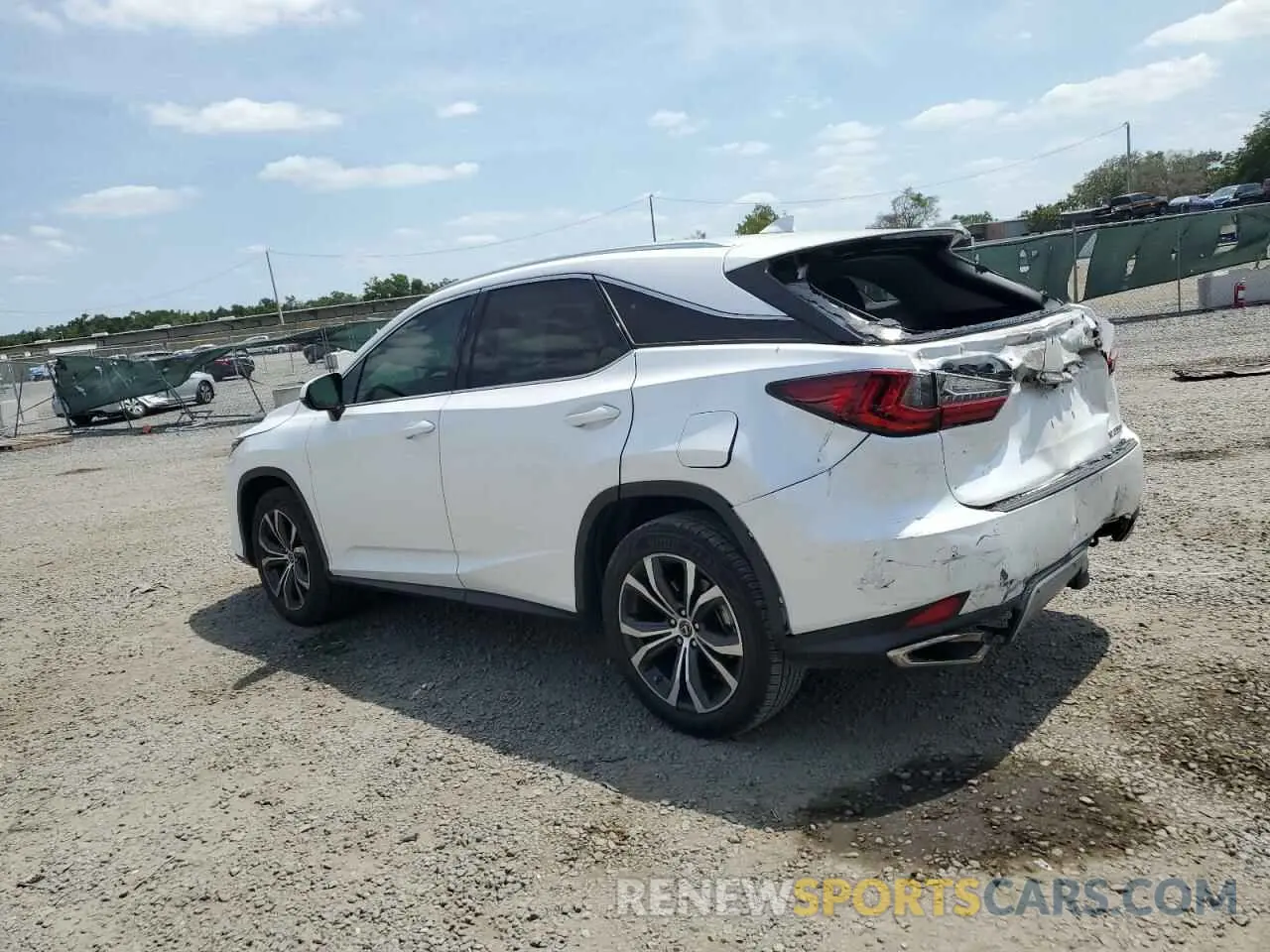 2 Photograph of a damaged car 2T2HZMAA2LC166971 LEXUS RX350 2020