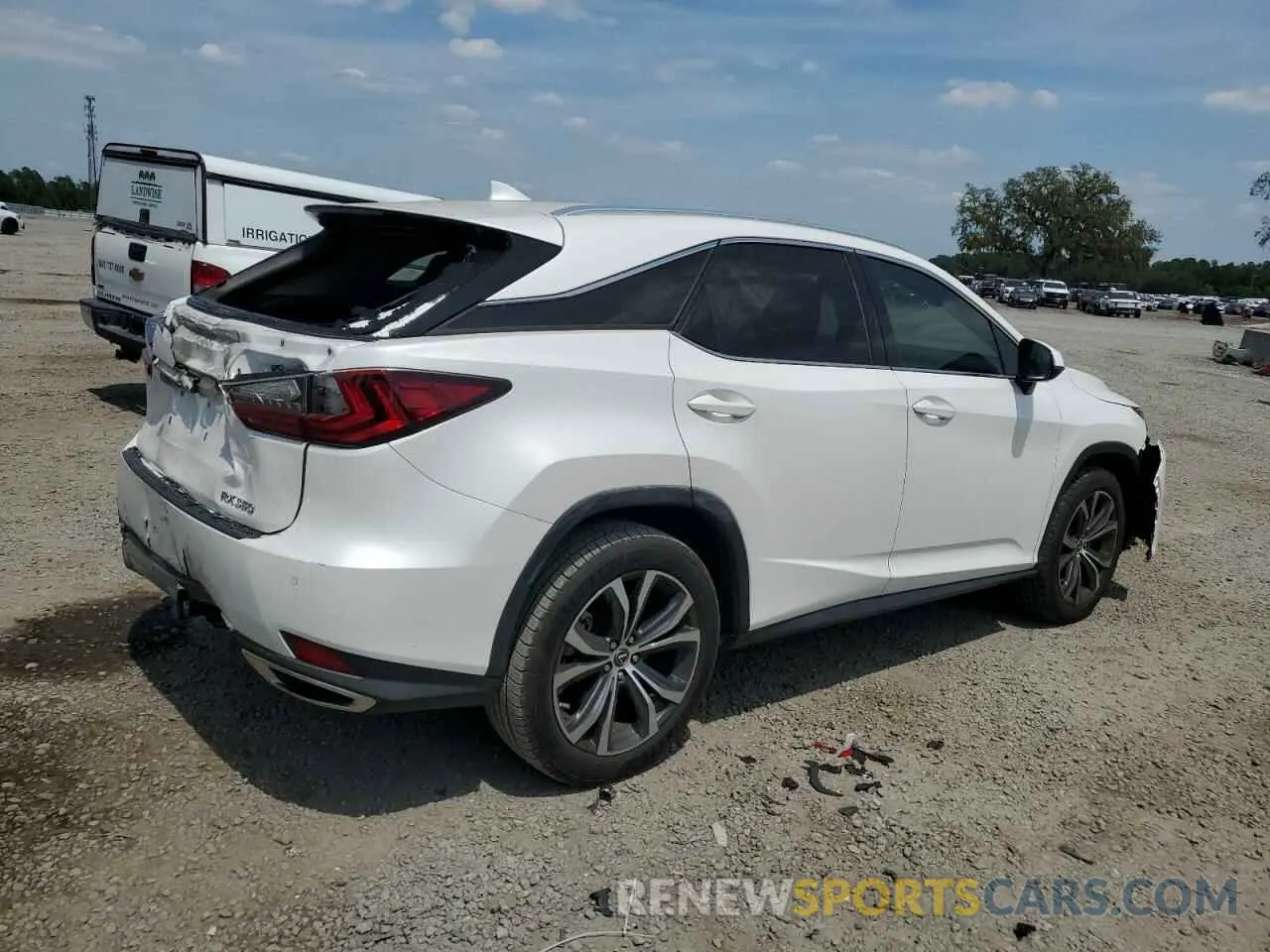 3 Photograph of a damaged car 2T2HZMAA2LC166971 LEXUS RX350 2020