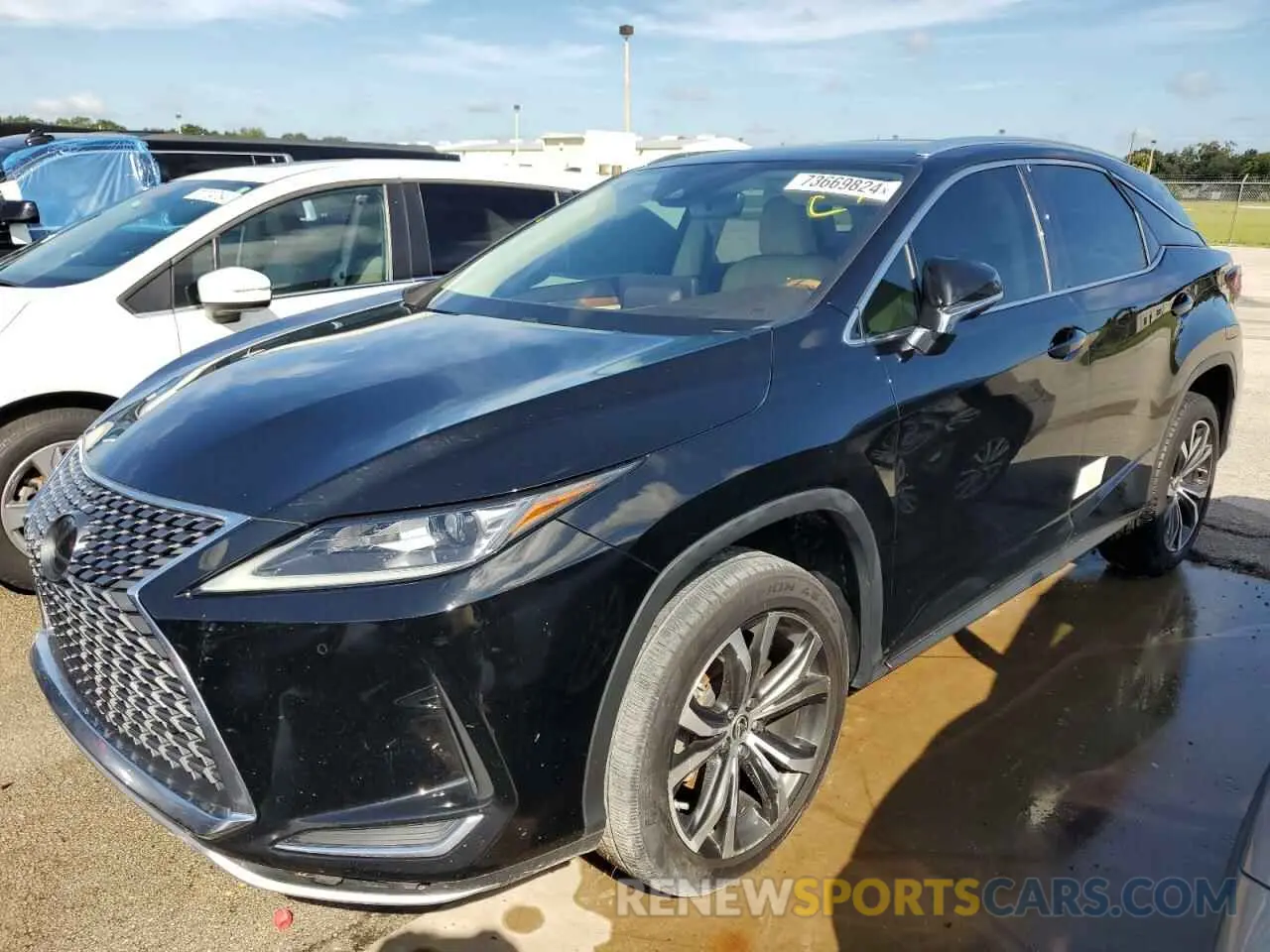 1 Photograph of a damaged car 2T2HZMAA2LC179932 LEXUS RX350 2020