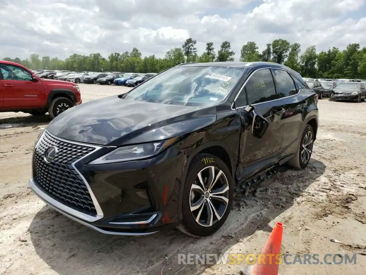 2 Photograph of a damaged car 2T2HZMAA3LC165098 LEXUS RX350 2020