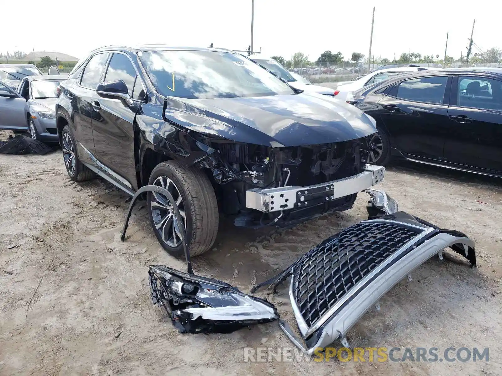 1 Photograph of a damaged car 2T2HZMAA3LC178546 LEXUS RX350 2020