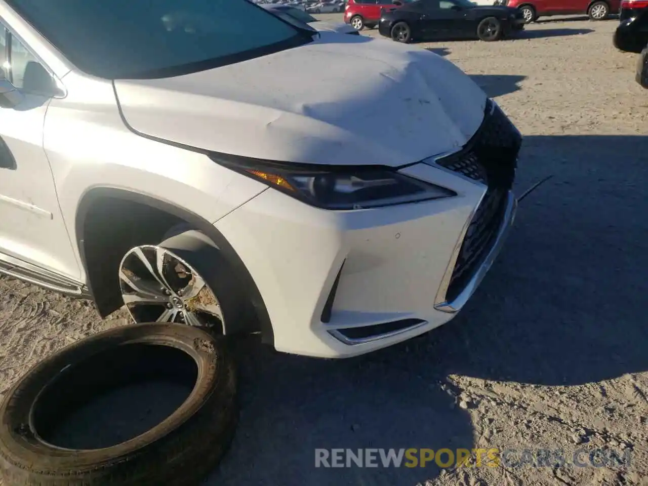 9 Photograph of a damaged car 2T2HZMAA4LC152814 LEXUS RX350 2020