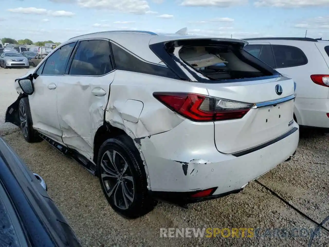 2 Photograph of a damaged car 2T2HZMAA4LC152991 LEXUS RX350 2020