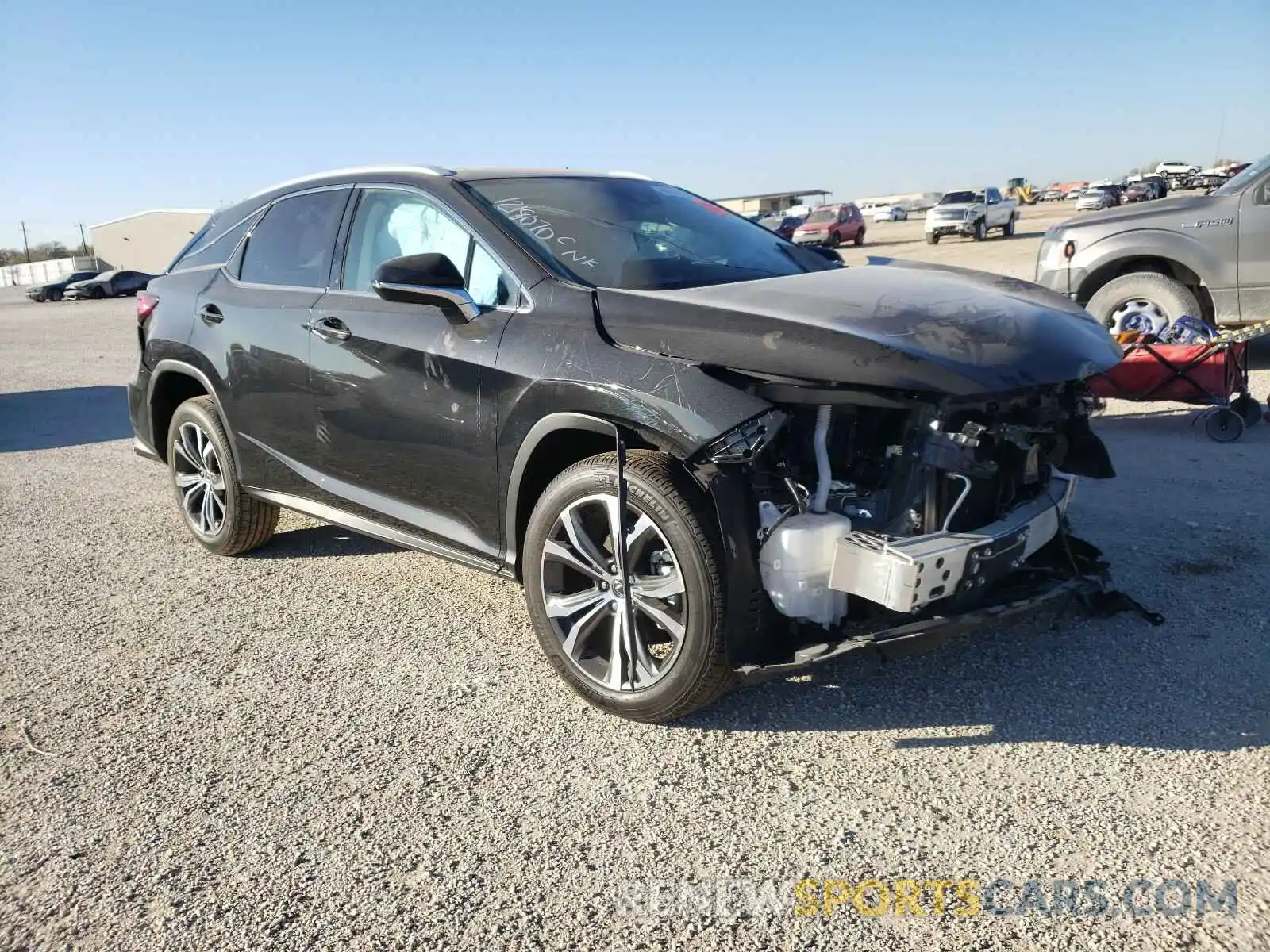 1 Photograph of a damaged car 2T2HZMAA4LC166955 LEXUS RX350 2020