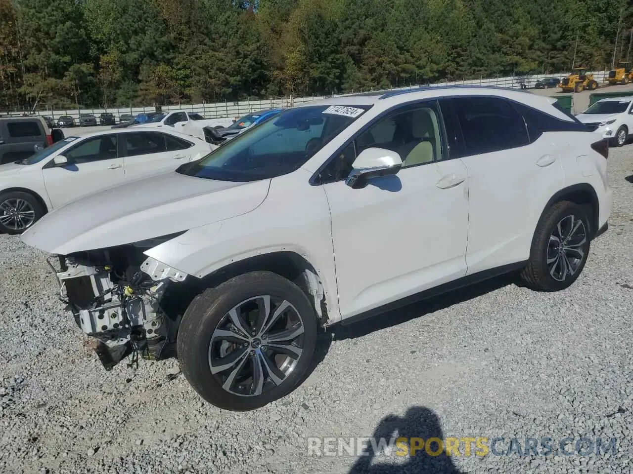 1 Photograph of a damaged car 2T2HZMAA5LC173817 LEXUS RX350 2020