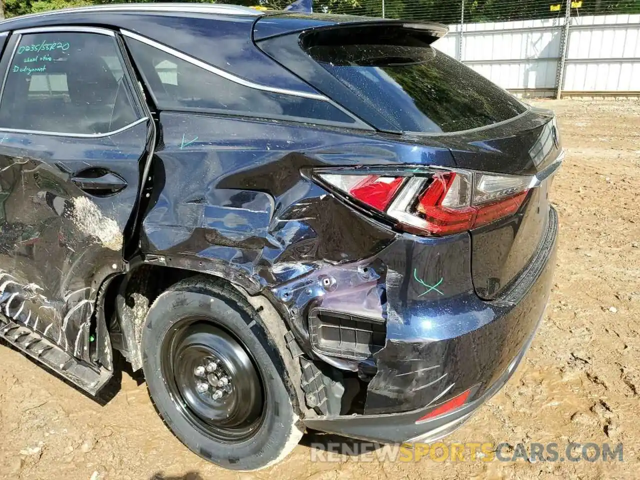 10 Photograph of a damaged car 2T2HZMAA6LC152541 LEXUS RX350 2020