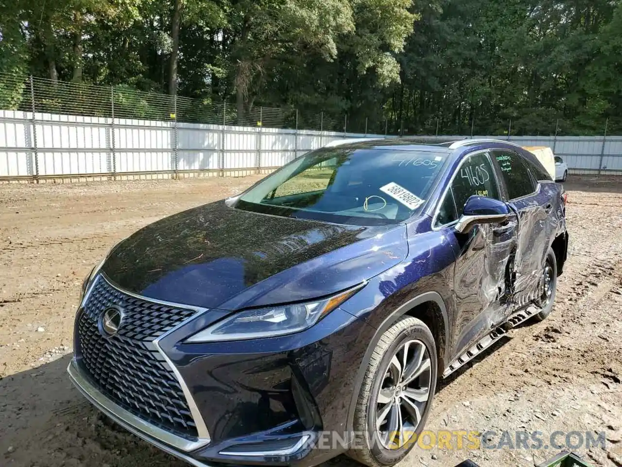 2 Photograph of a damaged car 2T2HZMAA6LC152541 LEXUS RX350 2020