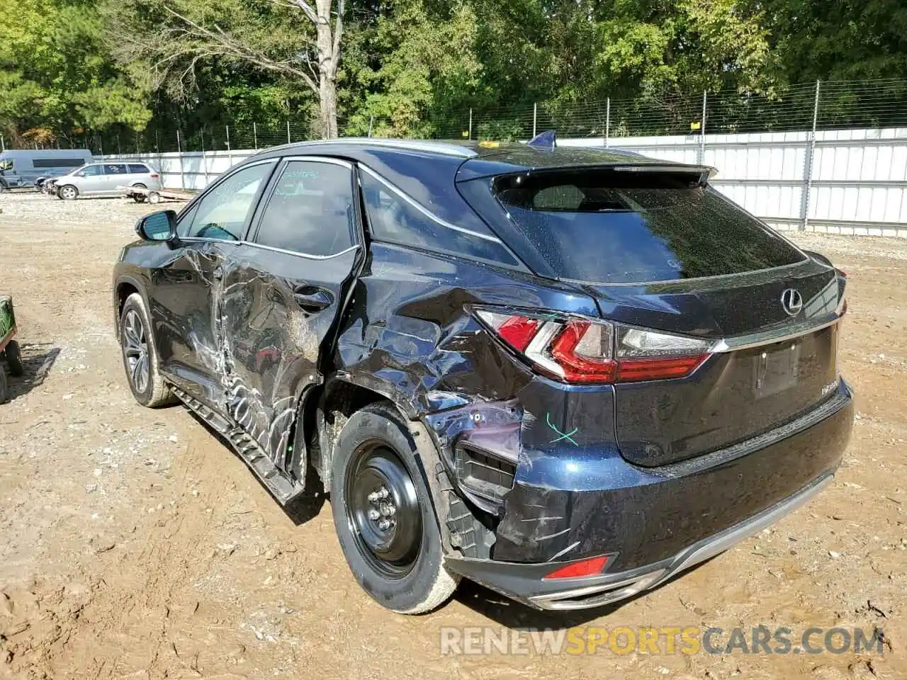 3 Photograph of a damaged car 2T2HZMAA6LC152541 LEXUS RX350 2020