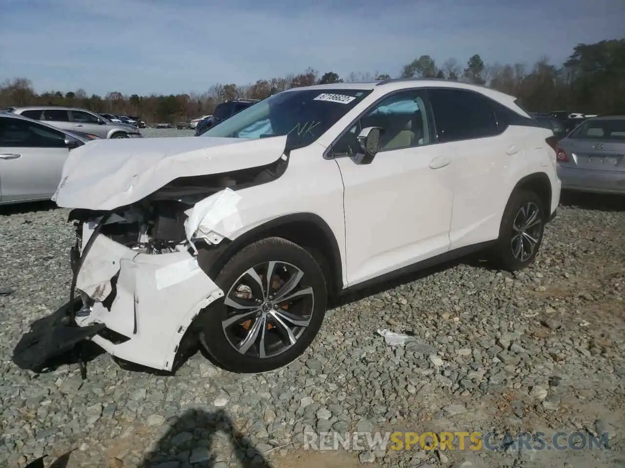 1 Photograph of a damaged car 2T2HZMAA6LC154466 LEXUS RX350 2020