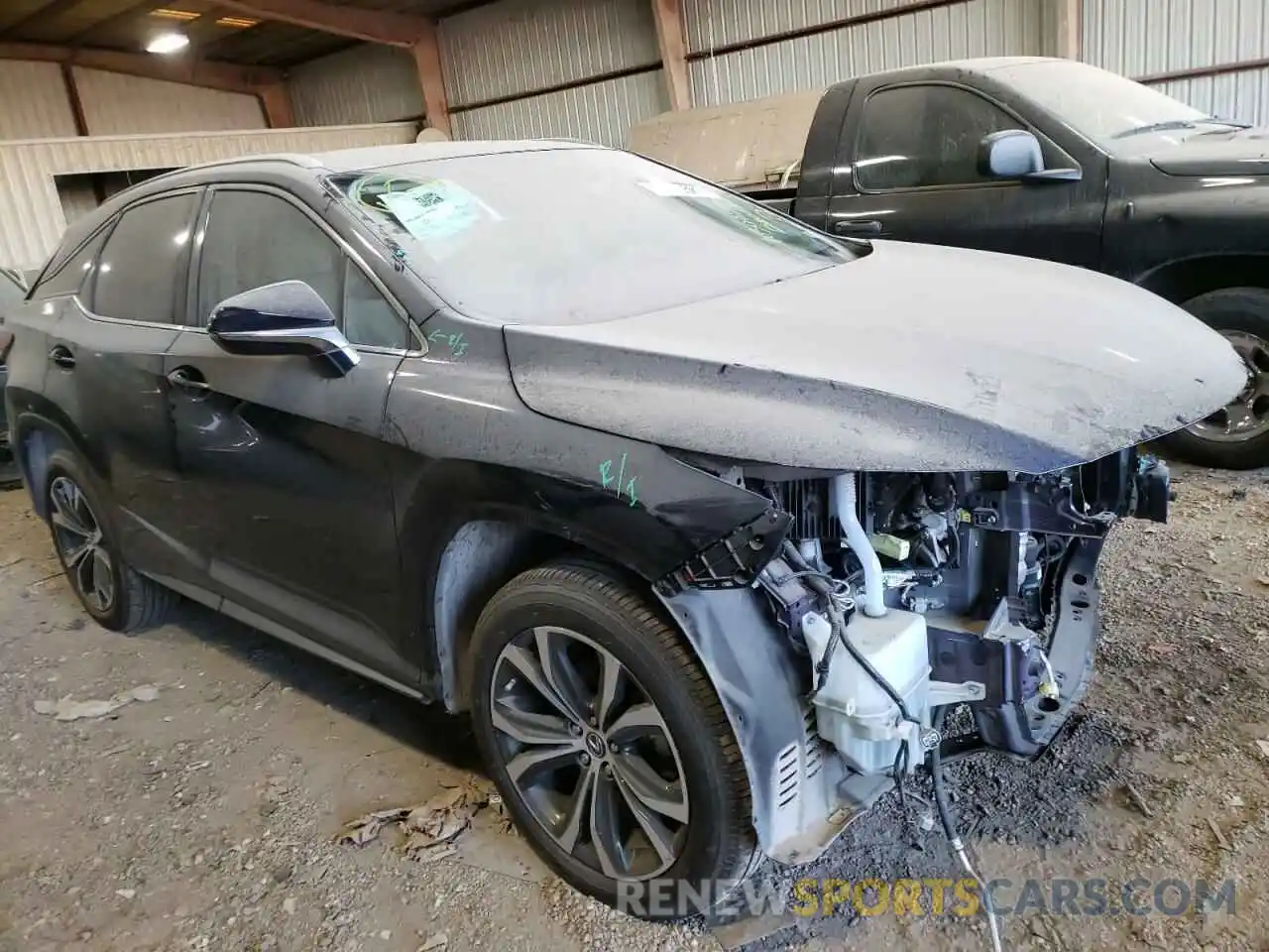 1 Photograph of a damaged car 2T2HZMAA6LC158033 LEXUS RX350 2020