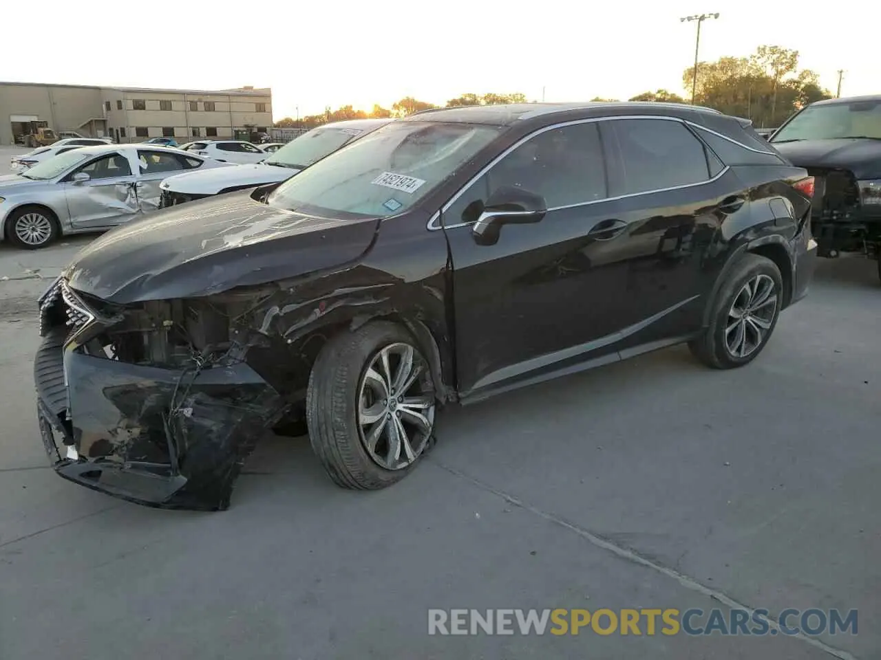 1 Photograph of a damaged car 2T2HZMAA6LC159876 LEXUS RX350 2020
