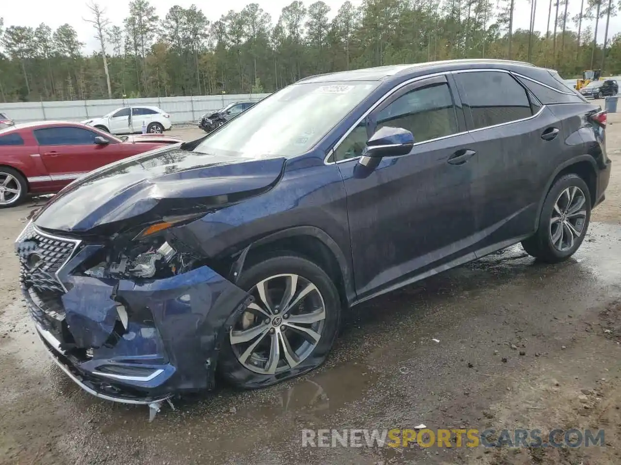 1 Photograph of a damaged car 2T2HZMAA6LC161935 LEXUS RX350 2020