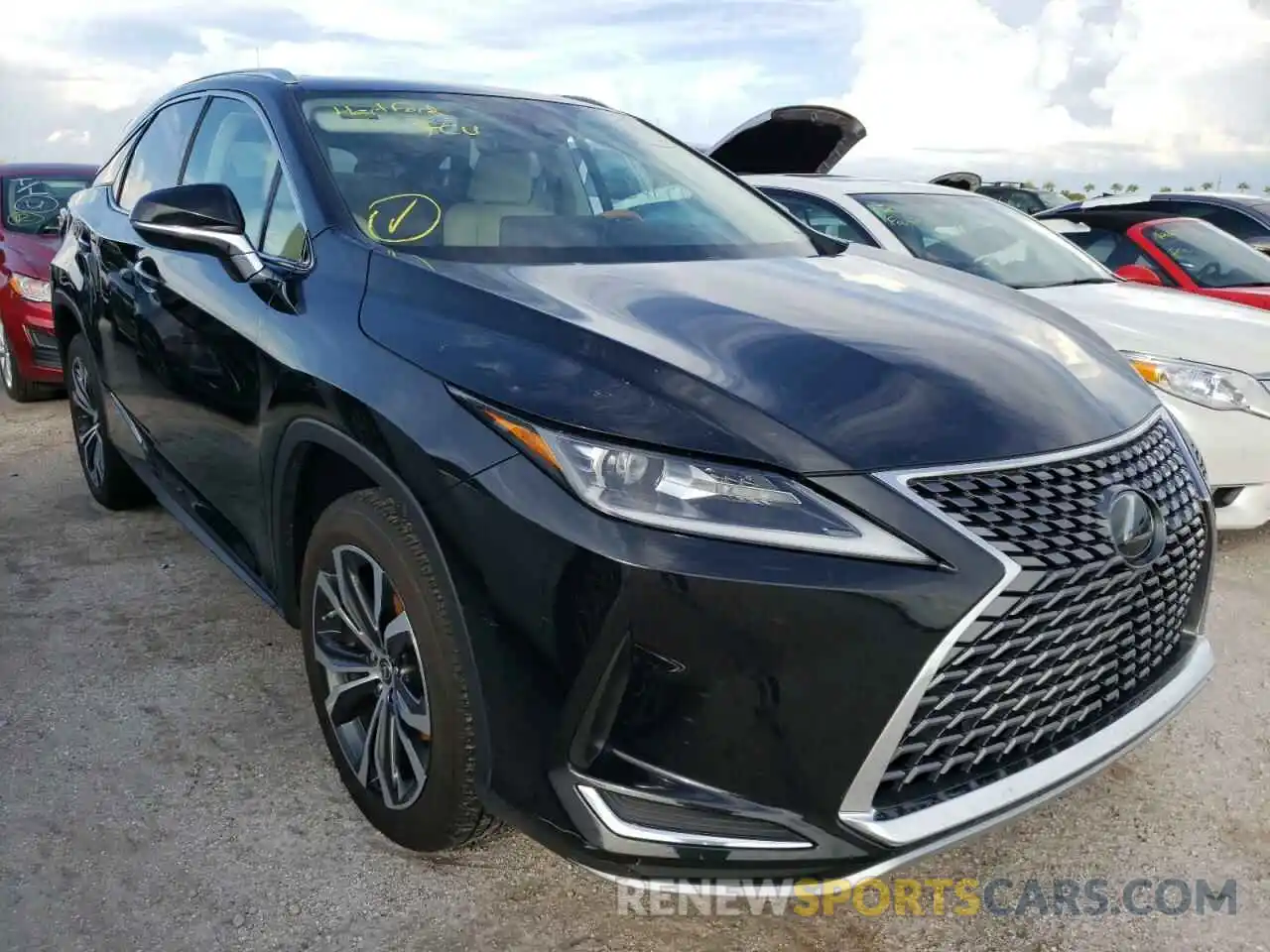 1 Photograph of a damaged car 2T2HZMAA6LC176970 LEXUS RX350 2020