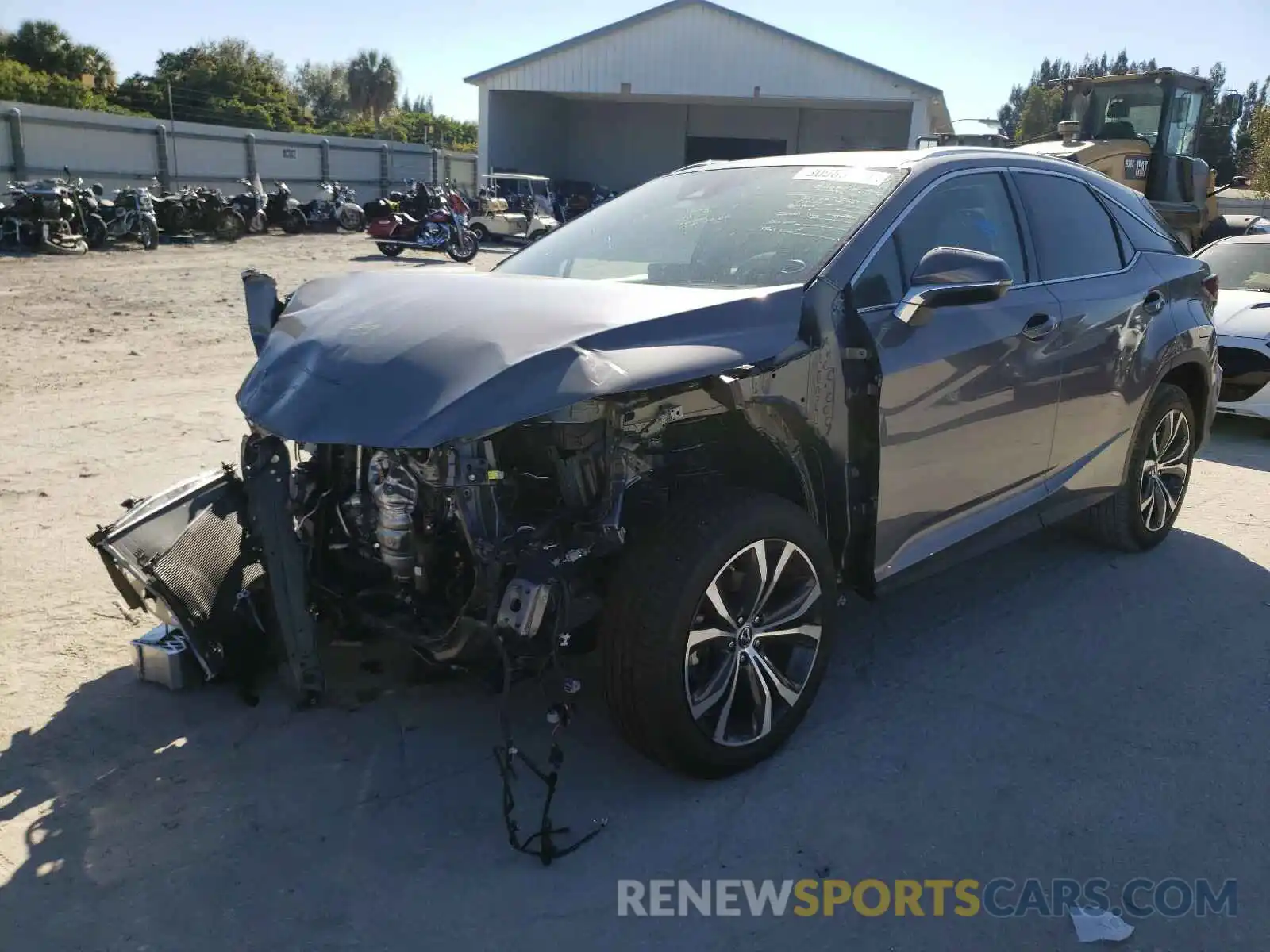 2 Photograph of a damaged car 2T2HZMAA6LC180694 LEXUS RX350 2020