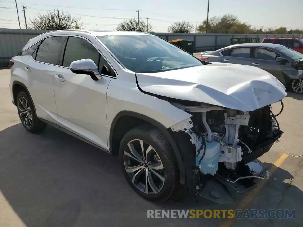 4 Photograph of a damaged car 2T2HZMAA7LC163189 LEXUS RX350 2020