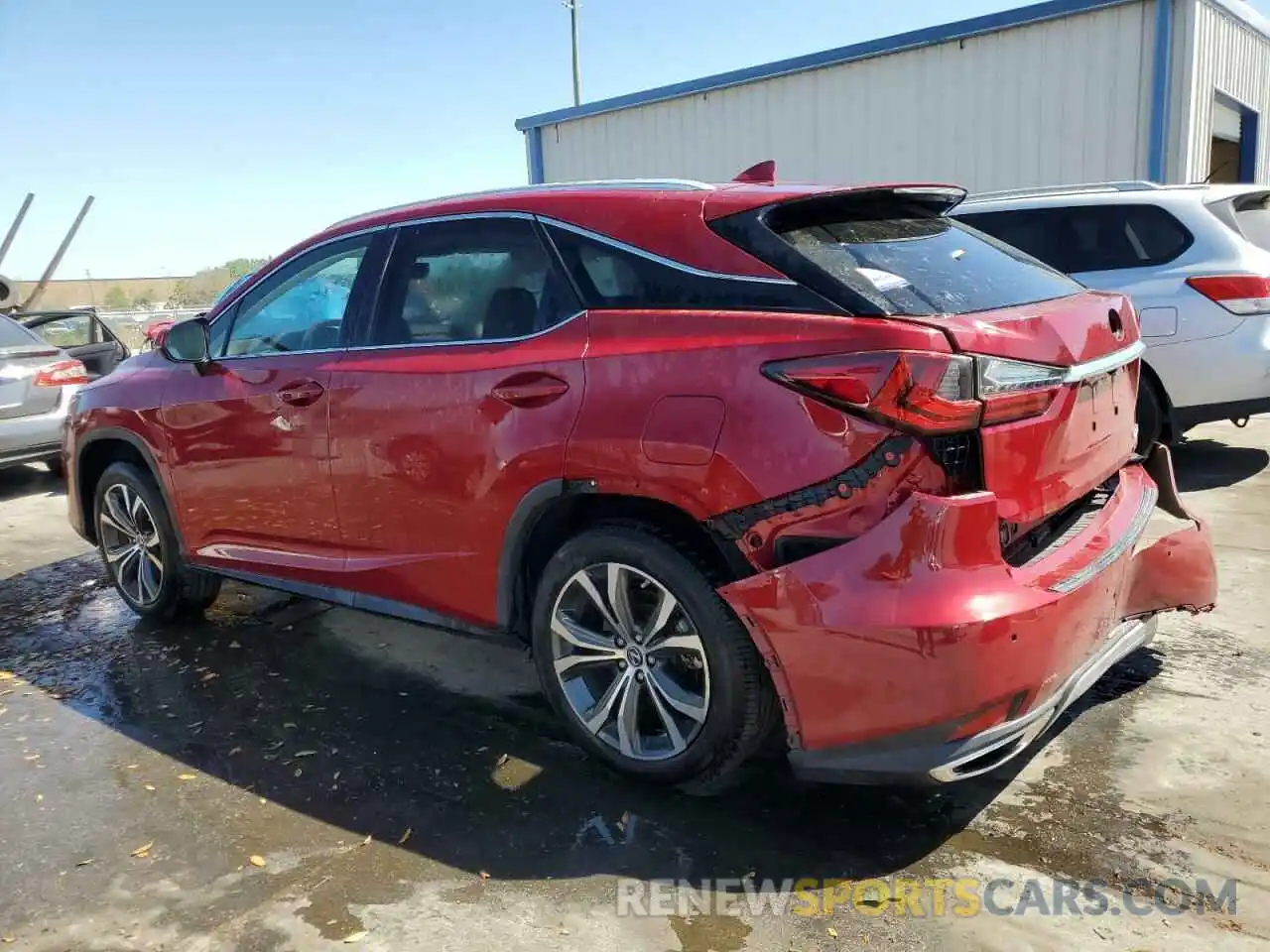 2 Photograph of a damaged car 2T2HZMAA8LC154386 LEXUS RX350 2020