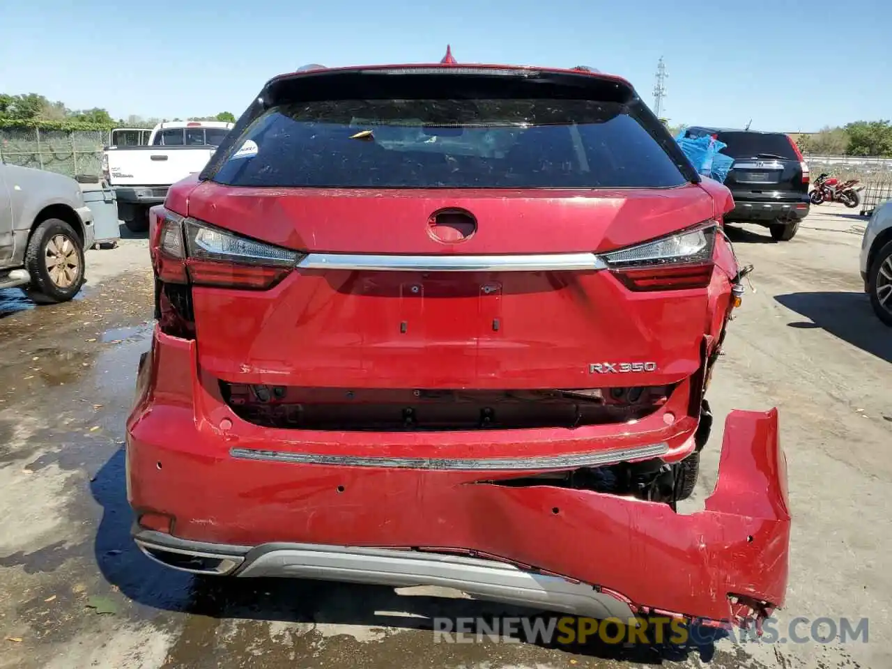 6 Photograph of a damaged car 2T2HZMAA8LC154386 LEXUS RX350 2020