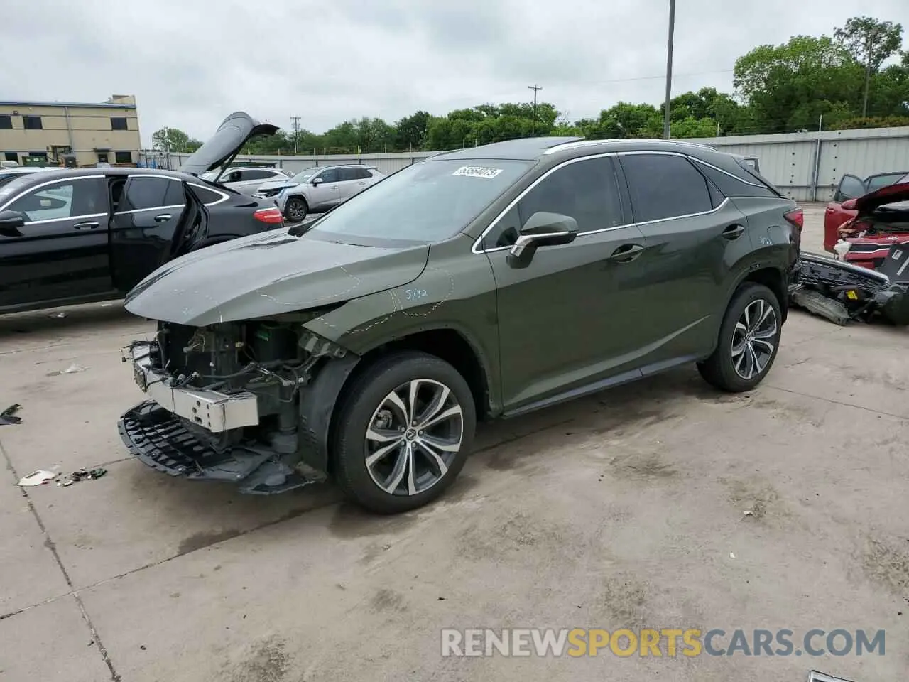 1 Photograph of a damaged car 2T2HZMAA8LC162200 LEXUS RX350 2020