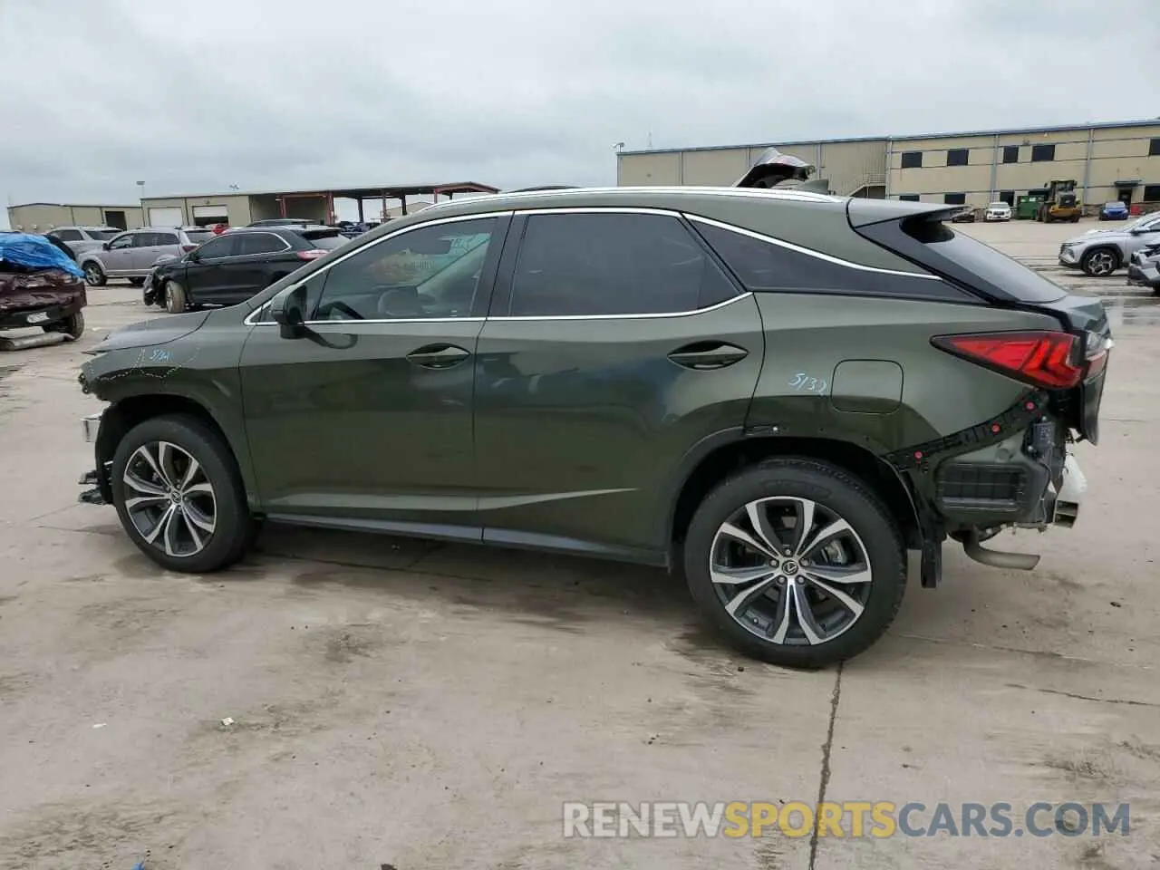 2 Photograph of a damaged car 2T2HZMAA8LC162200 LEXUS RX350 2020