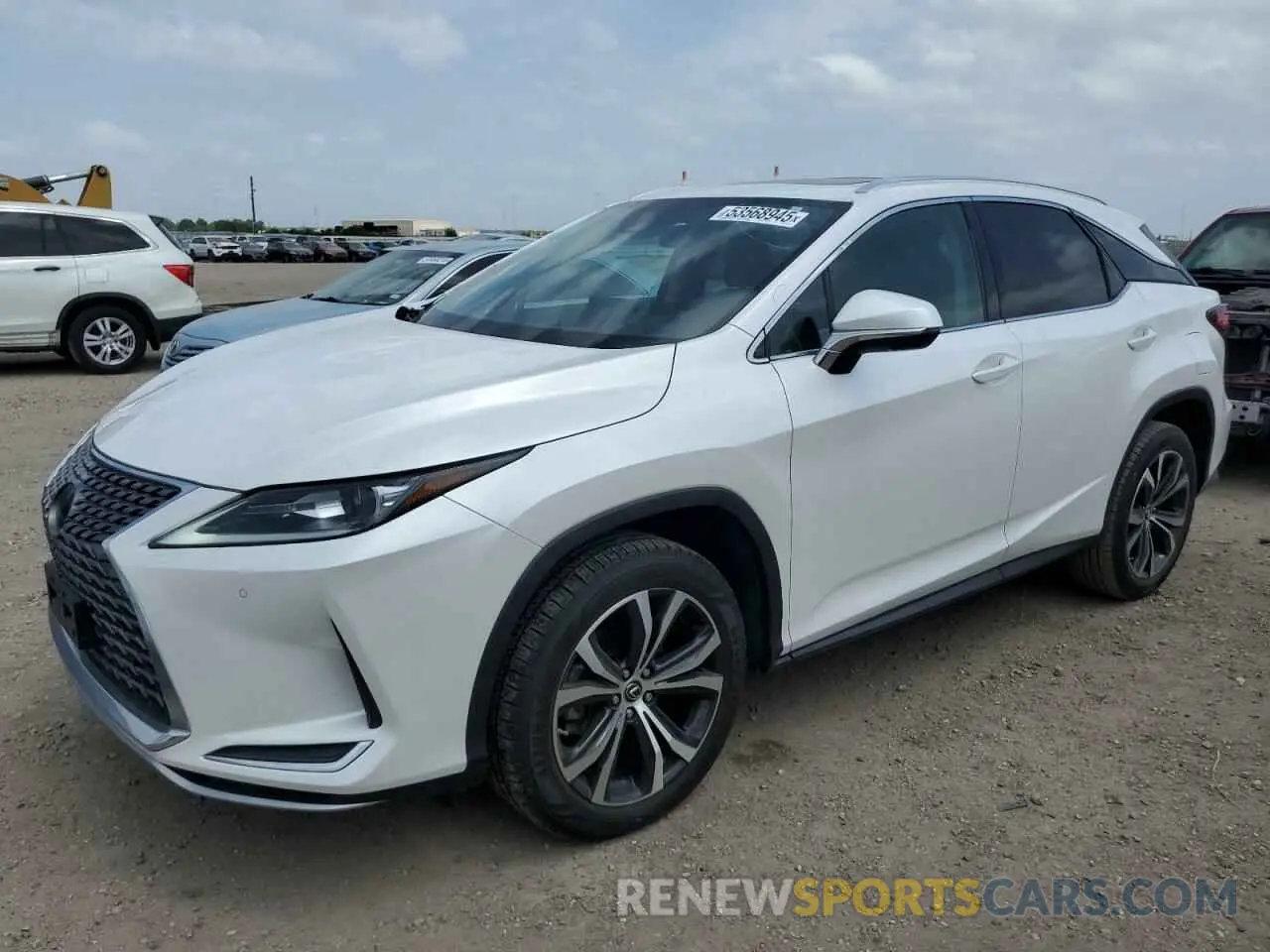1 Photograph of a damaged car 2T2HZMAA8LC162763 LEXUS RX350 2020