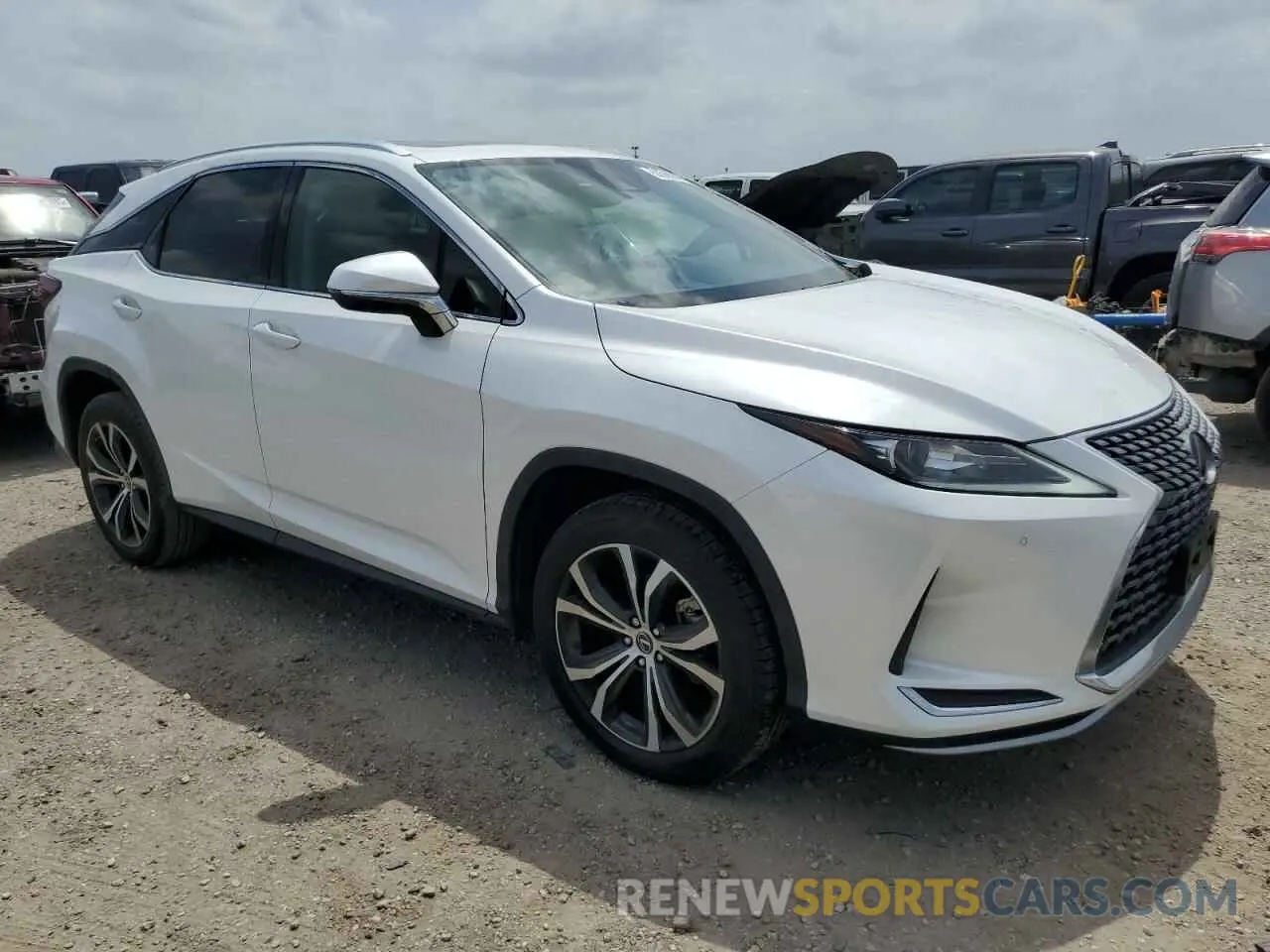 4 Photograph of a damaged car 2T2HZMAA8LC162763 LEXUS RX350 2020
