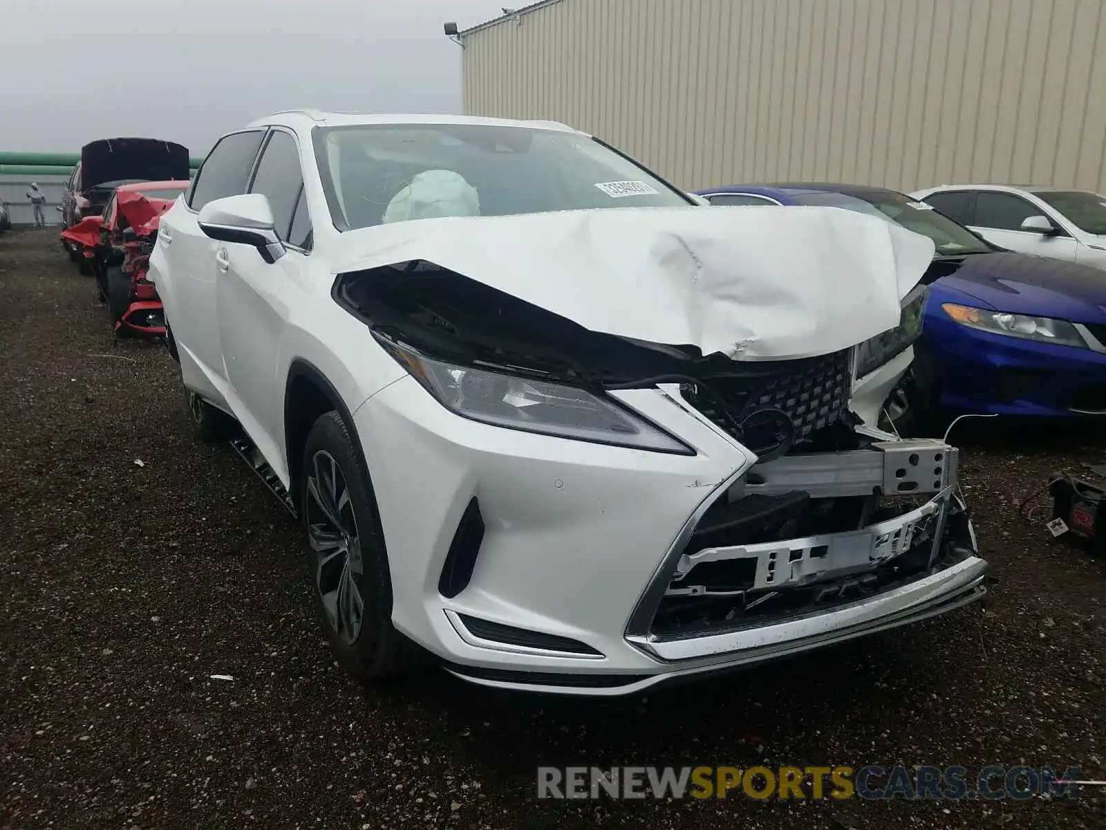 1 Photograph of a damaged car 2T2HZMAA8LC165226 LEXUS RX350 2020