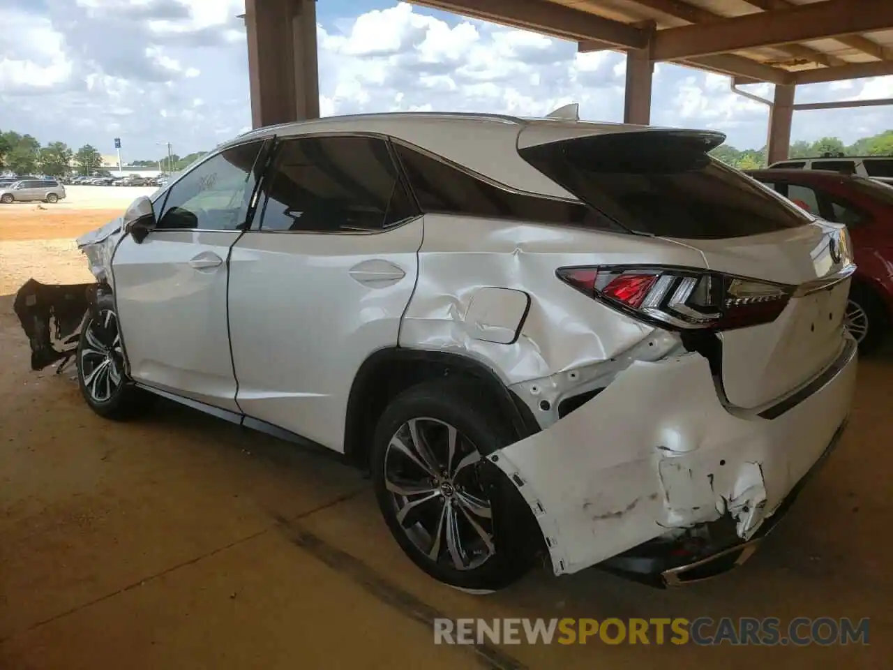 3 Photograph of a damaged car 2T2HZMAA8LC168188 LEXUS RX350 2020