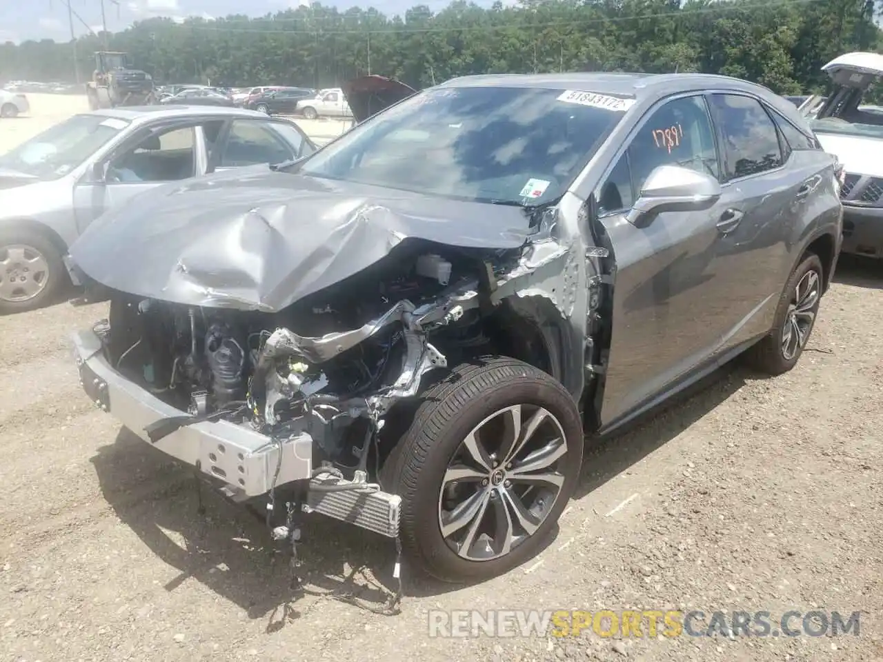 2 Photograph of a damaged car 2T2HZMAA9LC151481 LEXUS RX350 2020