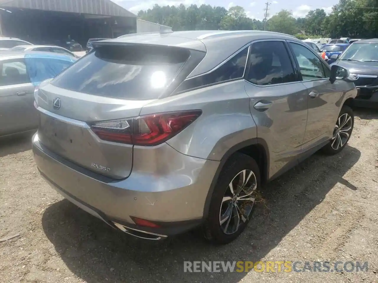 4 Photograph of a damaged car 2T2HZMAA9LC151481 LEXUS RX350 2020