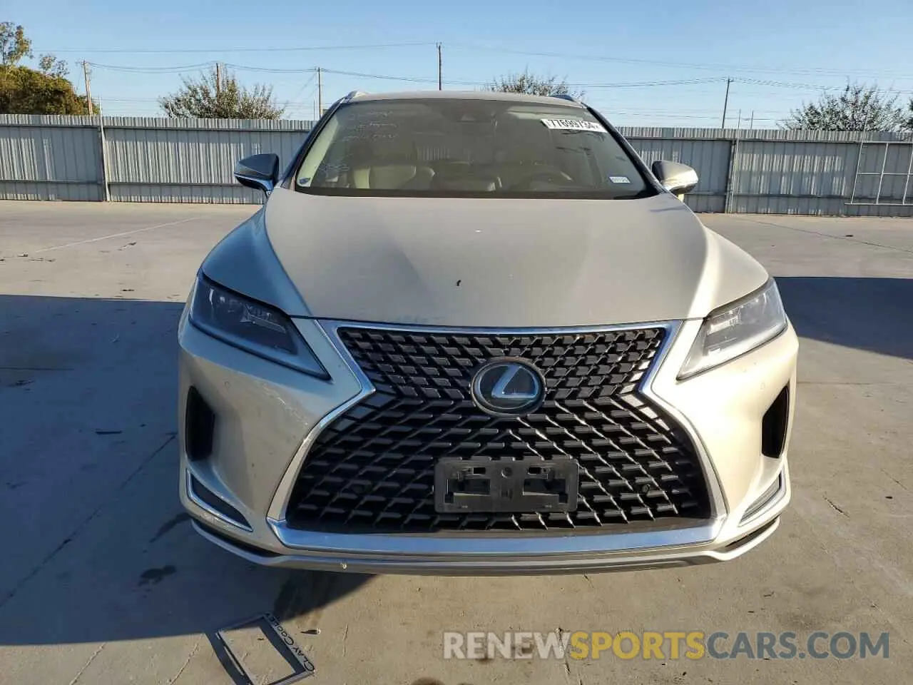 5 Photograph of a damaged car 2T2HZMAA9LC163159 LEXUS RX350 2020