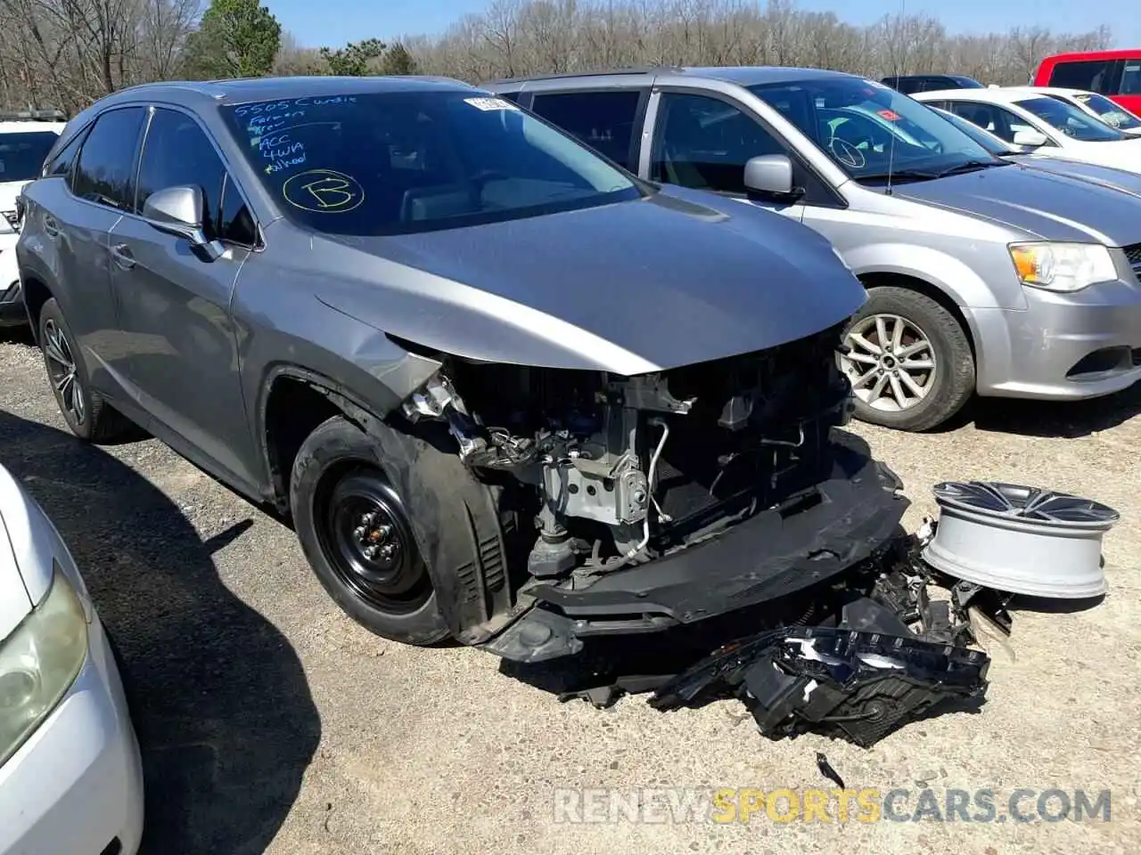 1 Photograph of a damaged car 2T2HZMAA9LC163243 LEXUS RX350 2020