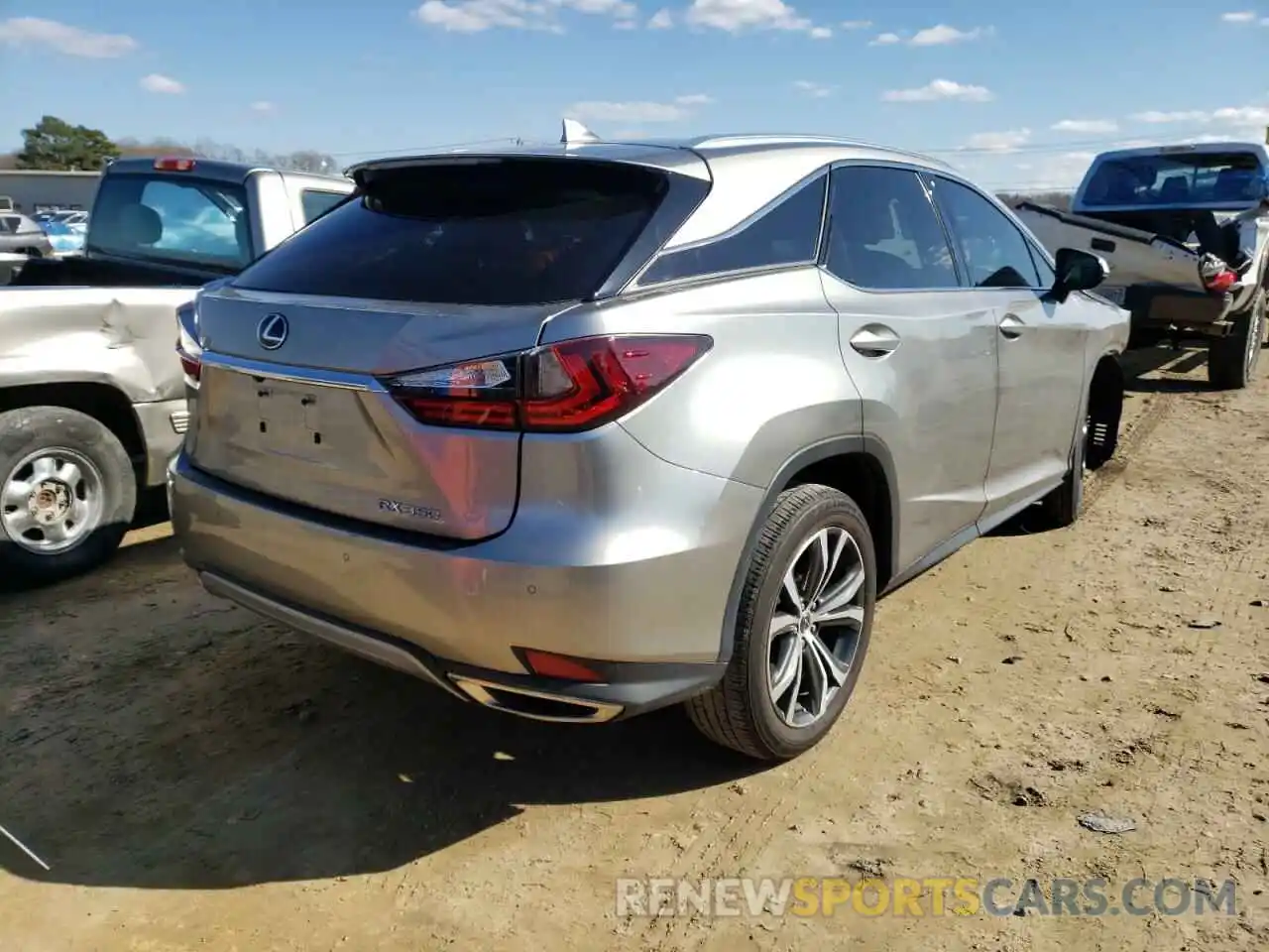 4 Photograph of a damaged car 2T2HZMAA9LC163243 LEXUS RX350 2020