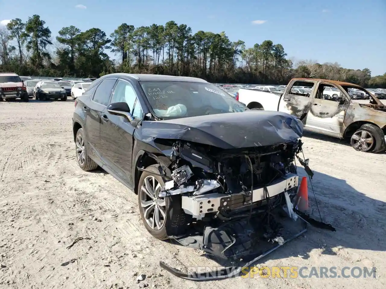 1 Photograph of a damaged car 2T2HZMAA9LC165056 LEXUS RX350 2020