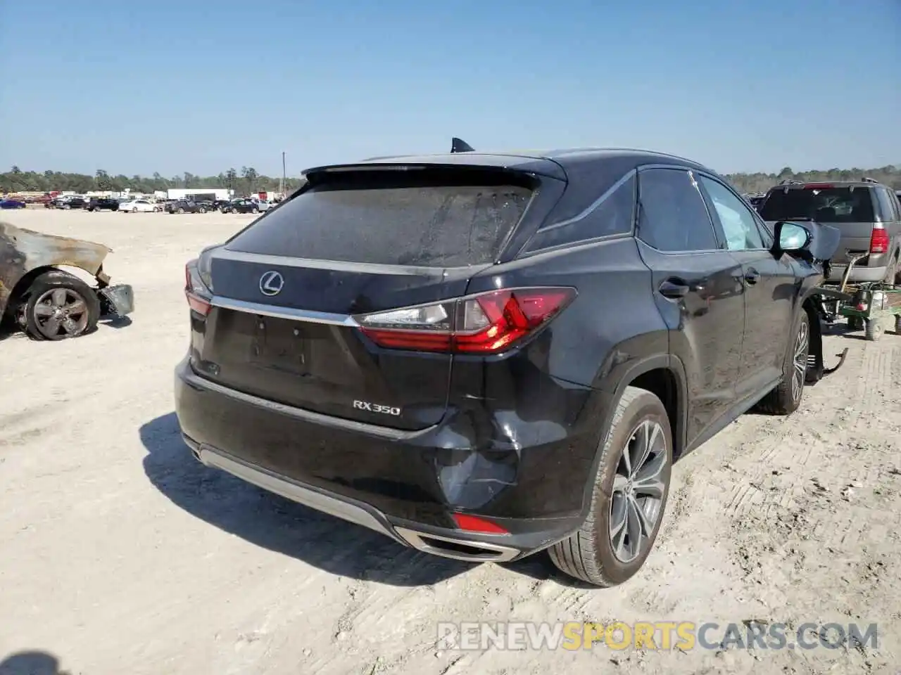 4 Photograph of a damaged car 2T2HZMAA9LC165056 LEXUS RX350 2020