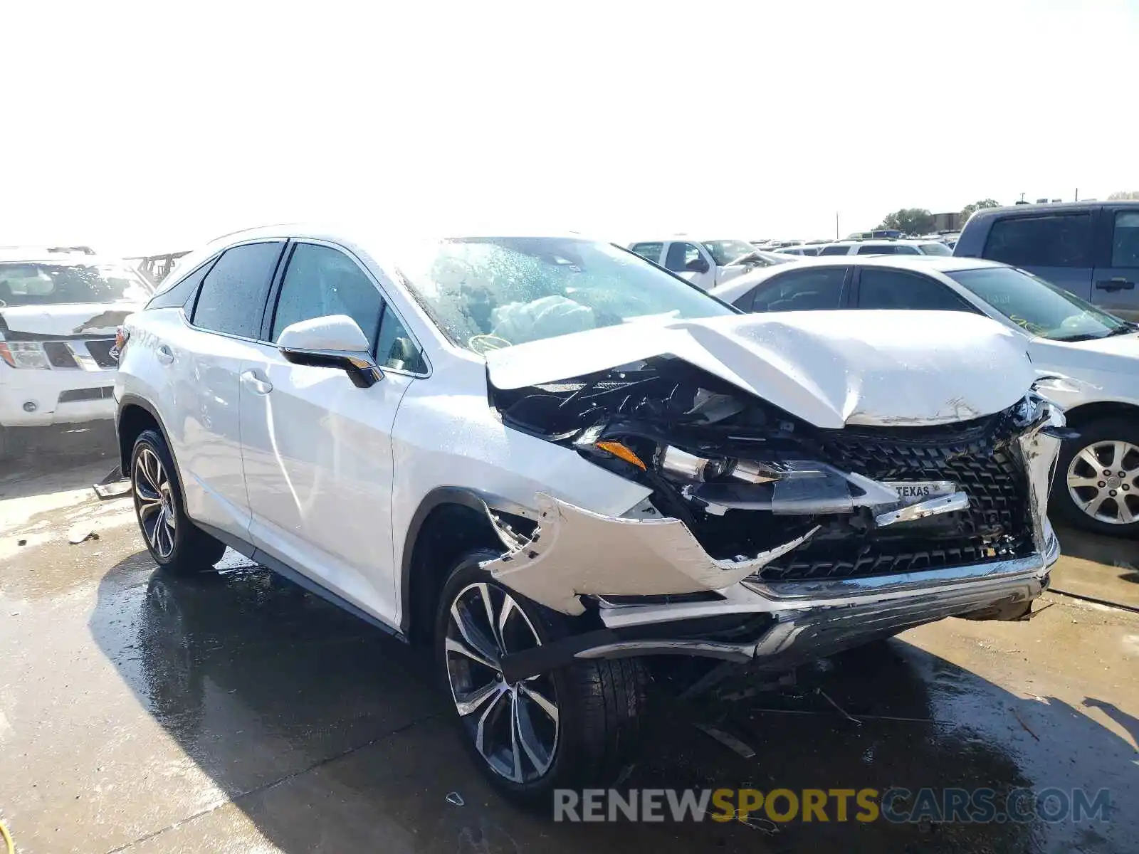 1 Photograph of a damaged car 2T2HZMAA9LC175392 LEXUS RX350 2020