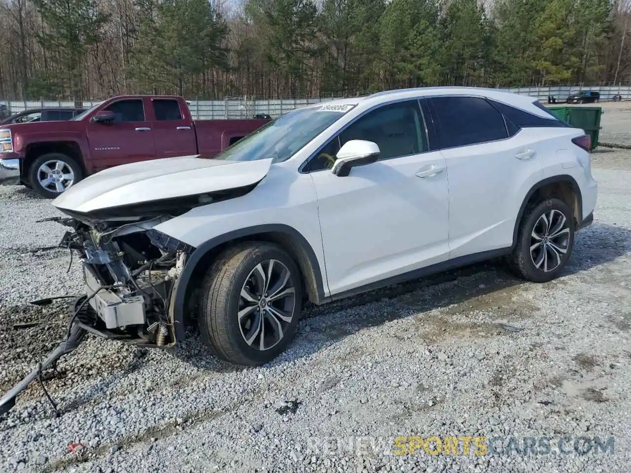 1 Photograph of a damaged car 2T2HZMAAXLC154244 LEXUS RX350 2020