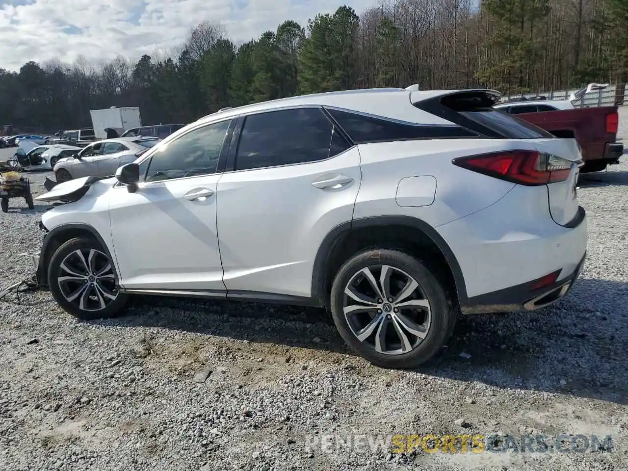 2 Photograph of a damaged car 2T2HZMAAXLC154244 LEXUS RX350 2020