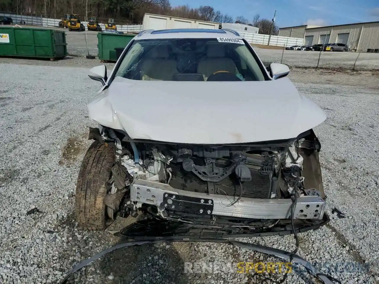 5 Photograph of a damaged car 2T2HZMAAXLC154244 LEXUS RX350 2020