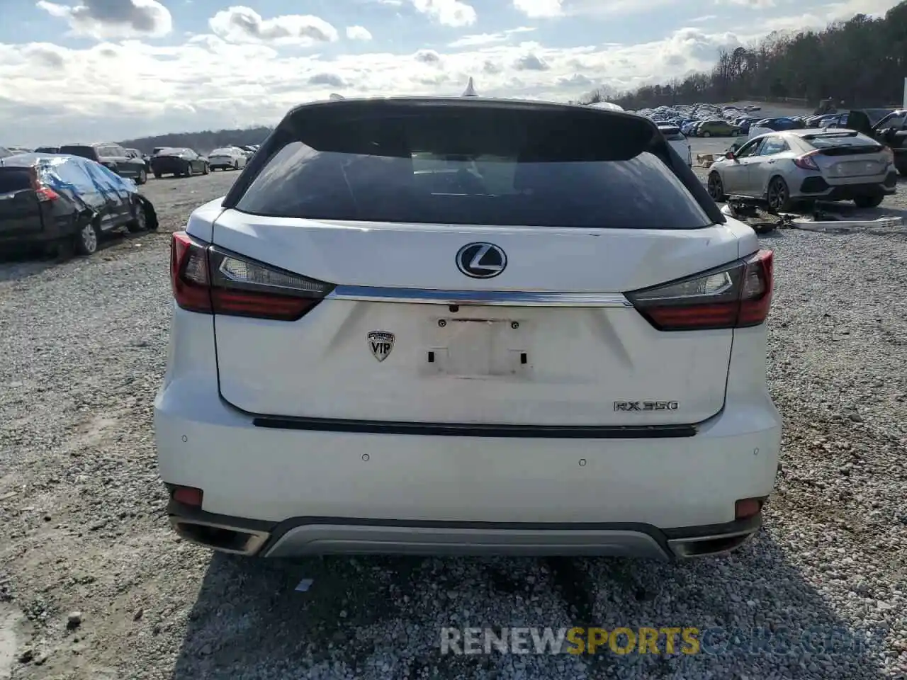 6 Photograph of a damaged car 2T2HZMAAXLC154244 LEXUS RX350 2020