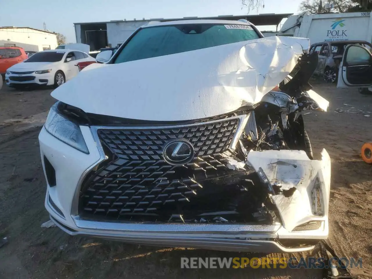 5 Photograph of a damaged car 2T2HZMAAXLC162313 LEXUS RX350 2020
