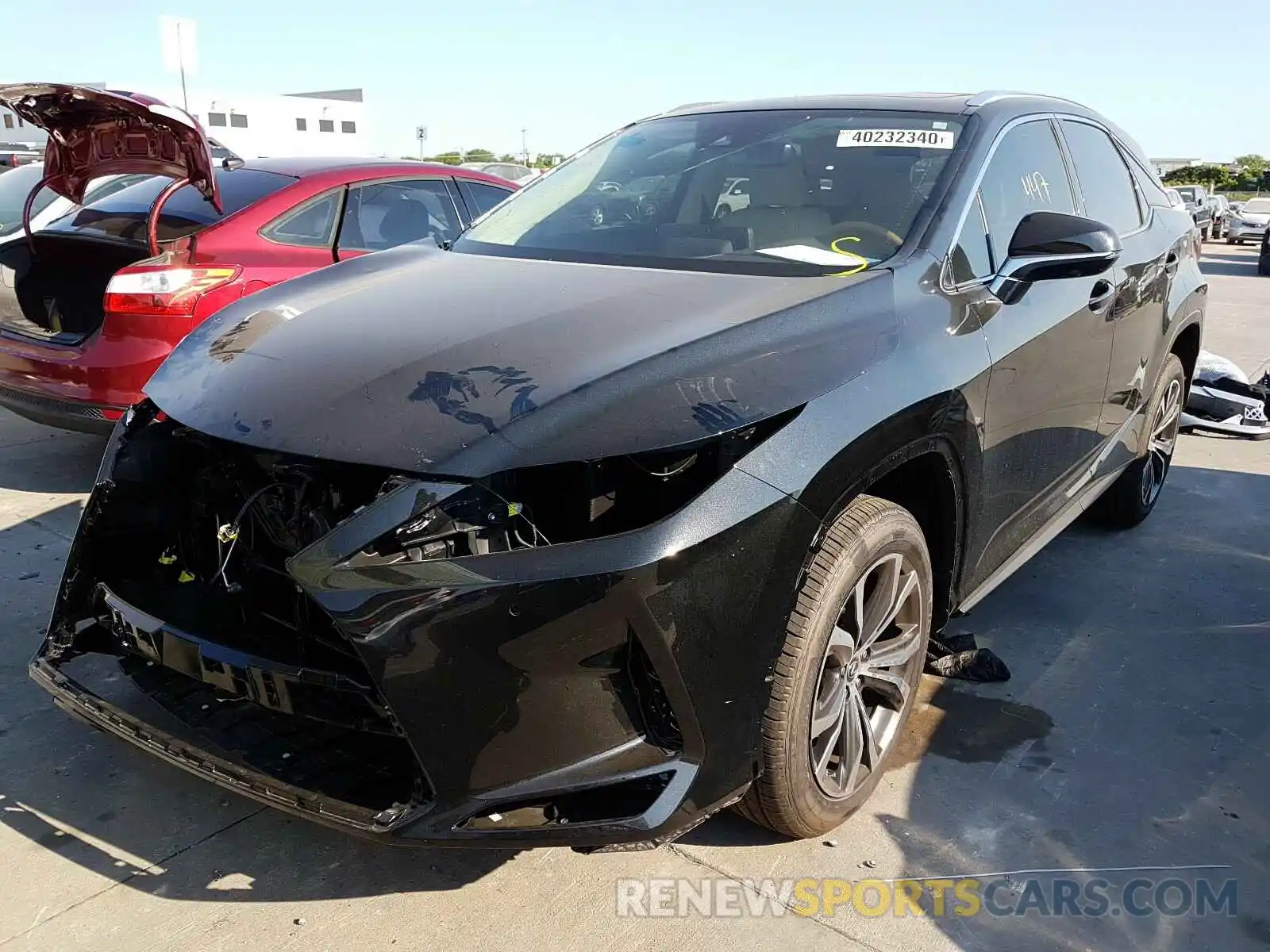 2 Photograph of a damaged car 2T2HZMAAXLC165888 LEXUS RX350 2020