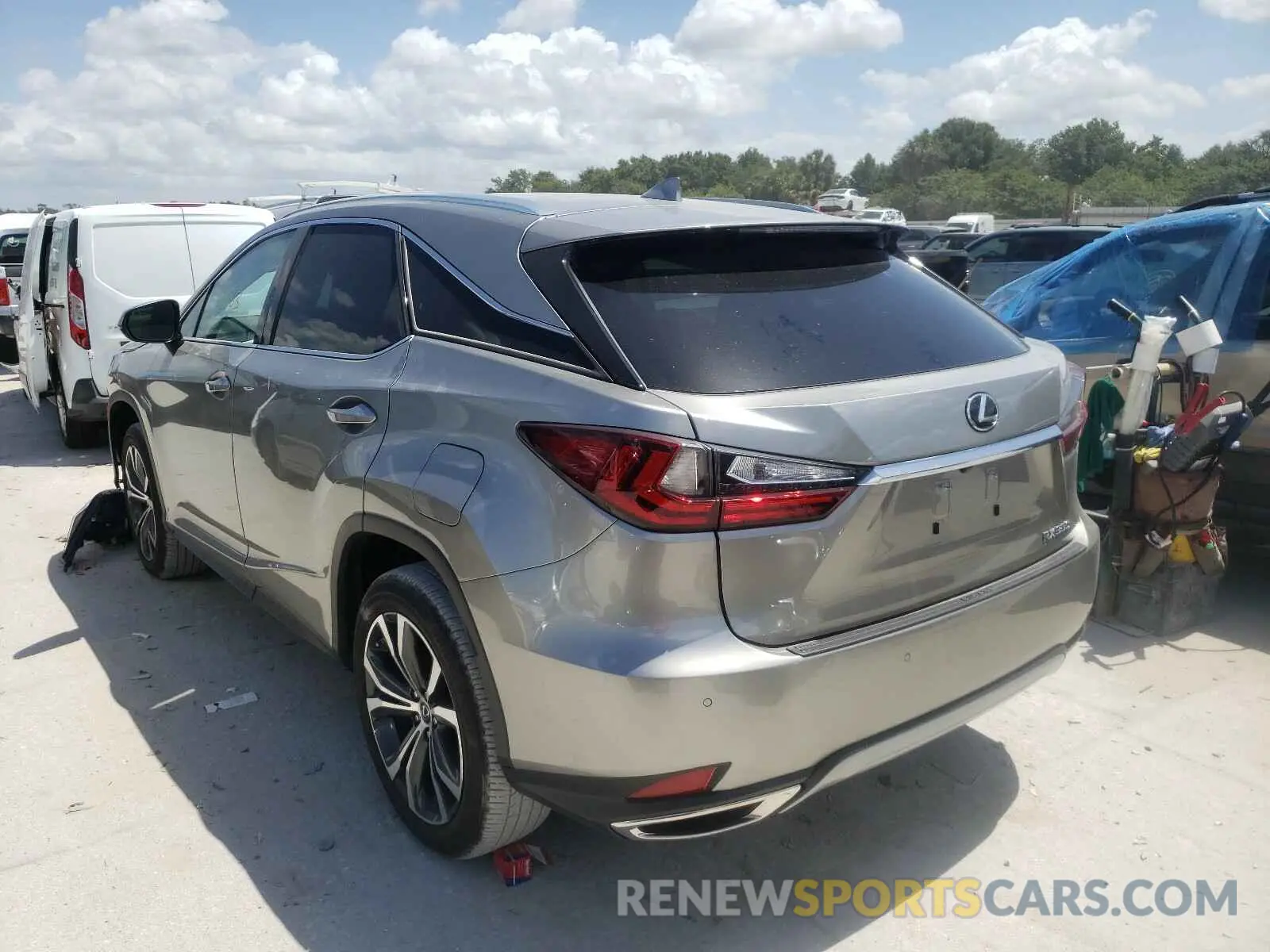 3 Photograph of a damaged car 2T2HZMAAXLC174624 LEXUS RX350 2020