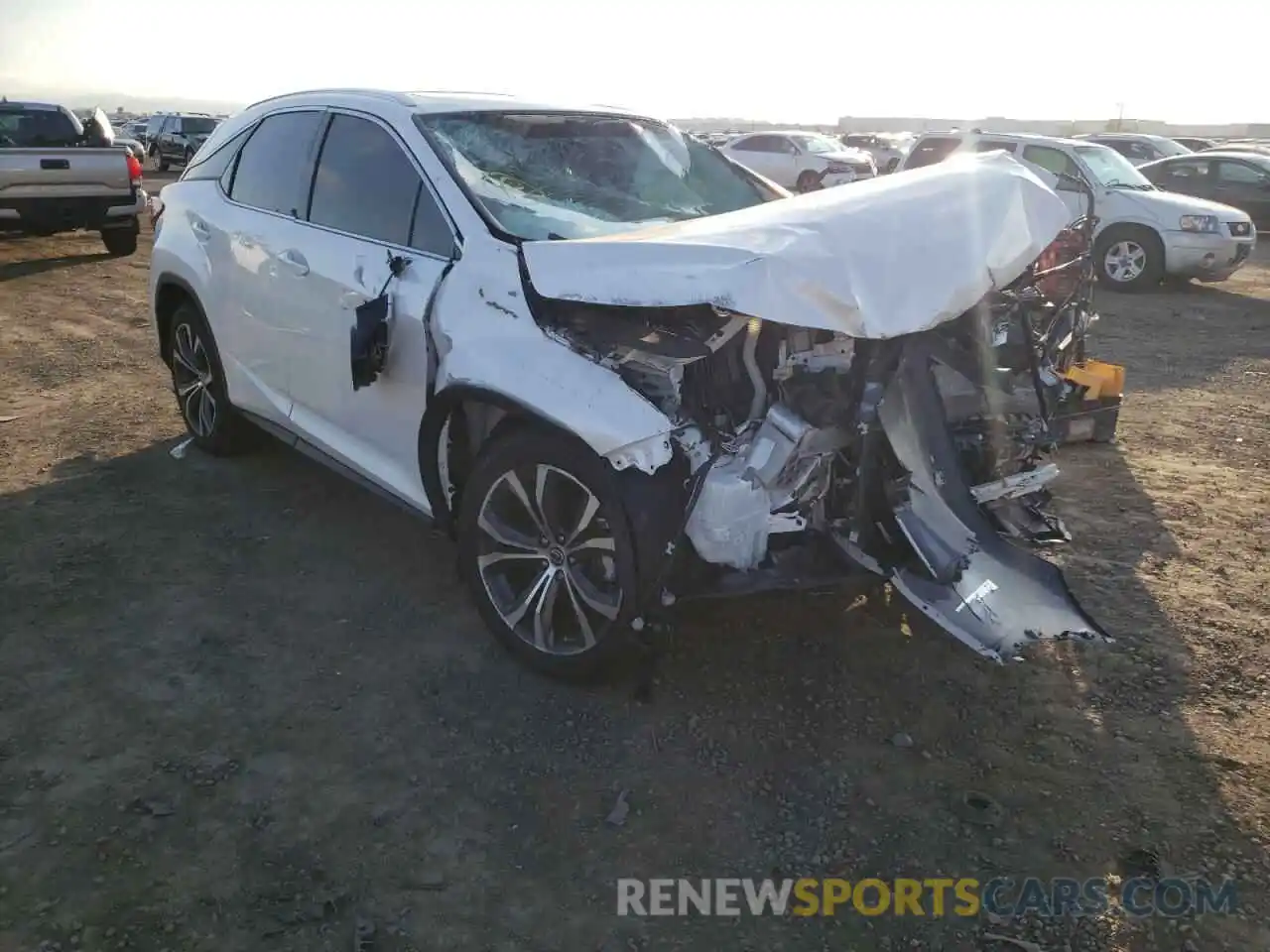 1 Photograph of a damaged car 2T2HZMAAXLC175840 LEXUS RX350 2020