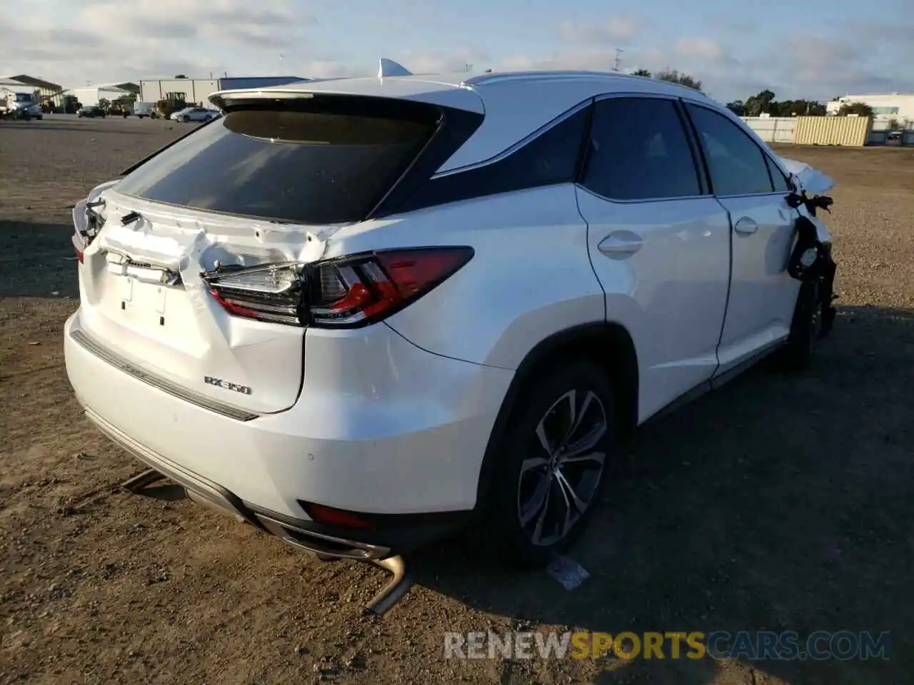 4 Photograph of a damaged car 2T2HZMAAXLC175840 LEXUS RX350 2020