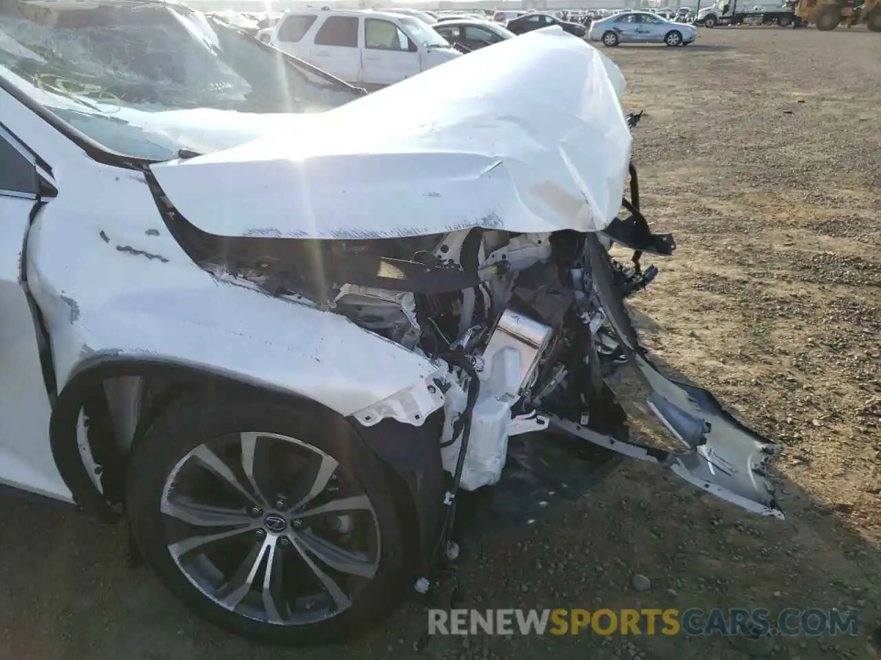 9 Photograph of a damaged car 2T2HZMAAXLC175840 LEXUS RX350 2020