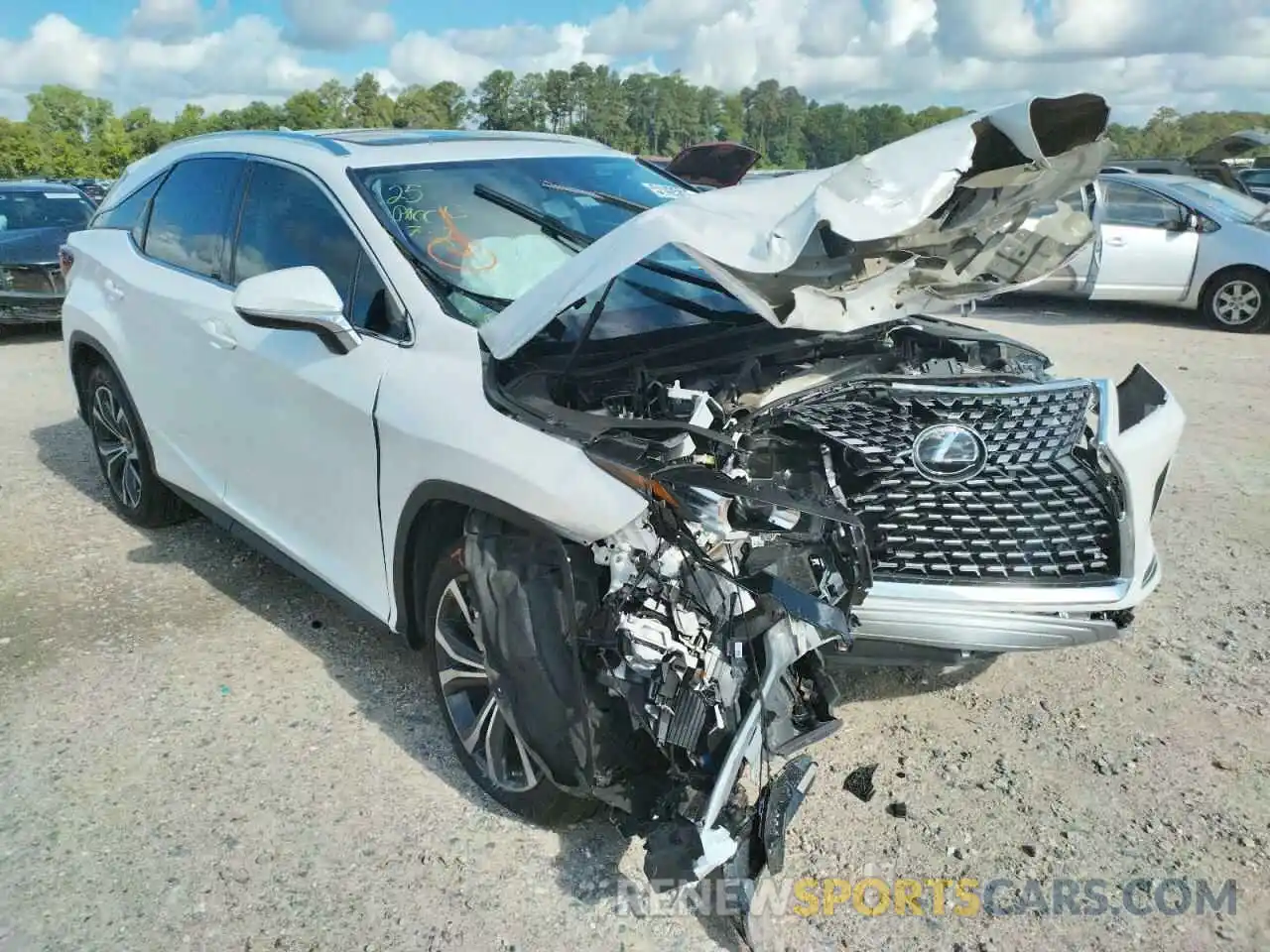 1 Photograph of a damaged car 2T2HZMAAXLC176292 LEXUS RX350 2020