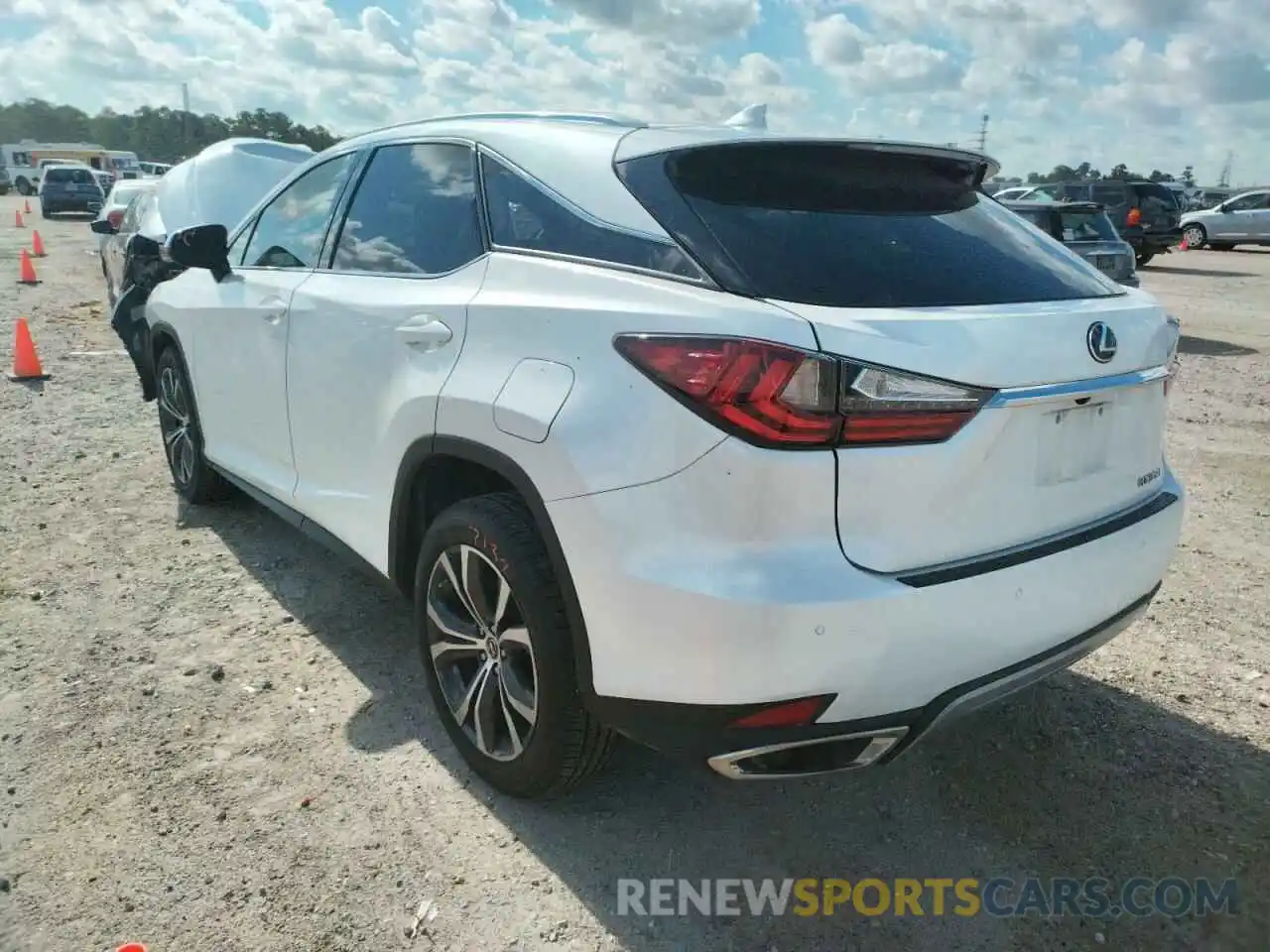 3 Photograph of a damaged car 2T2HZMAAXLC176292 LEXUS RX350 2020