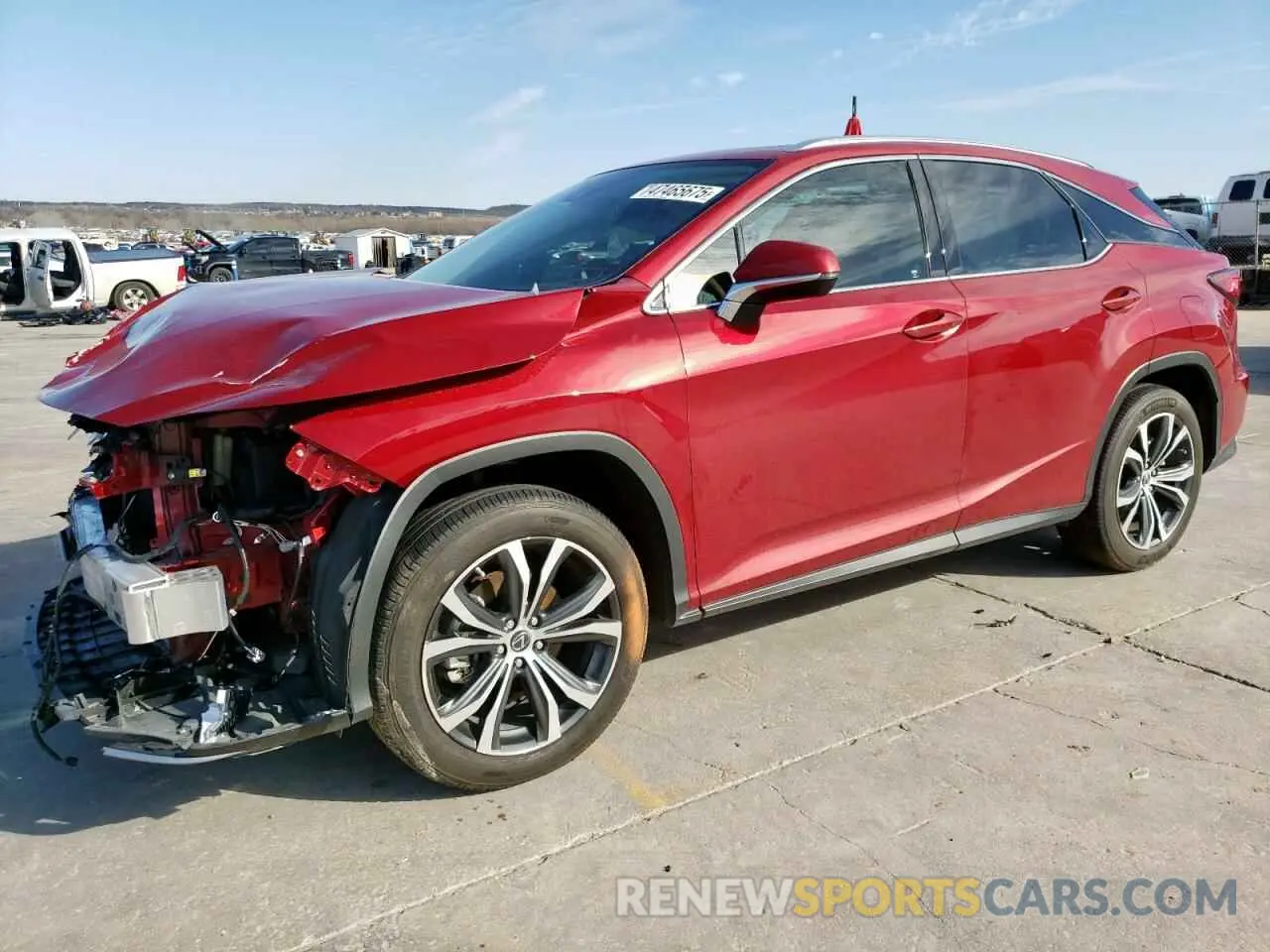 1 Photograph of a damaged car 2T2HZMAAXLC178589 LEXUS RX350 2020