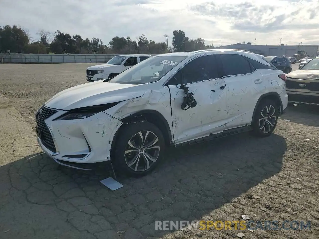 1 Photograph of a damaged car 2T2HZMDA0LC230663 LEXUS RX350 2020