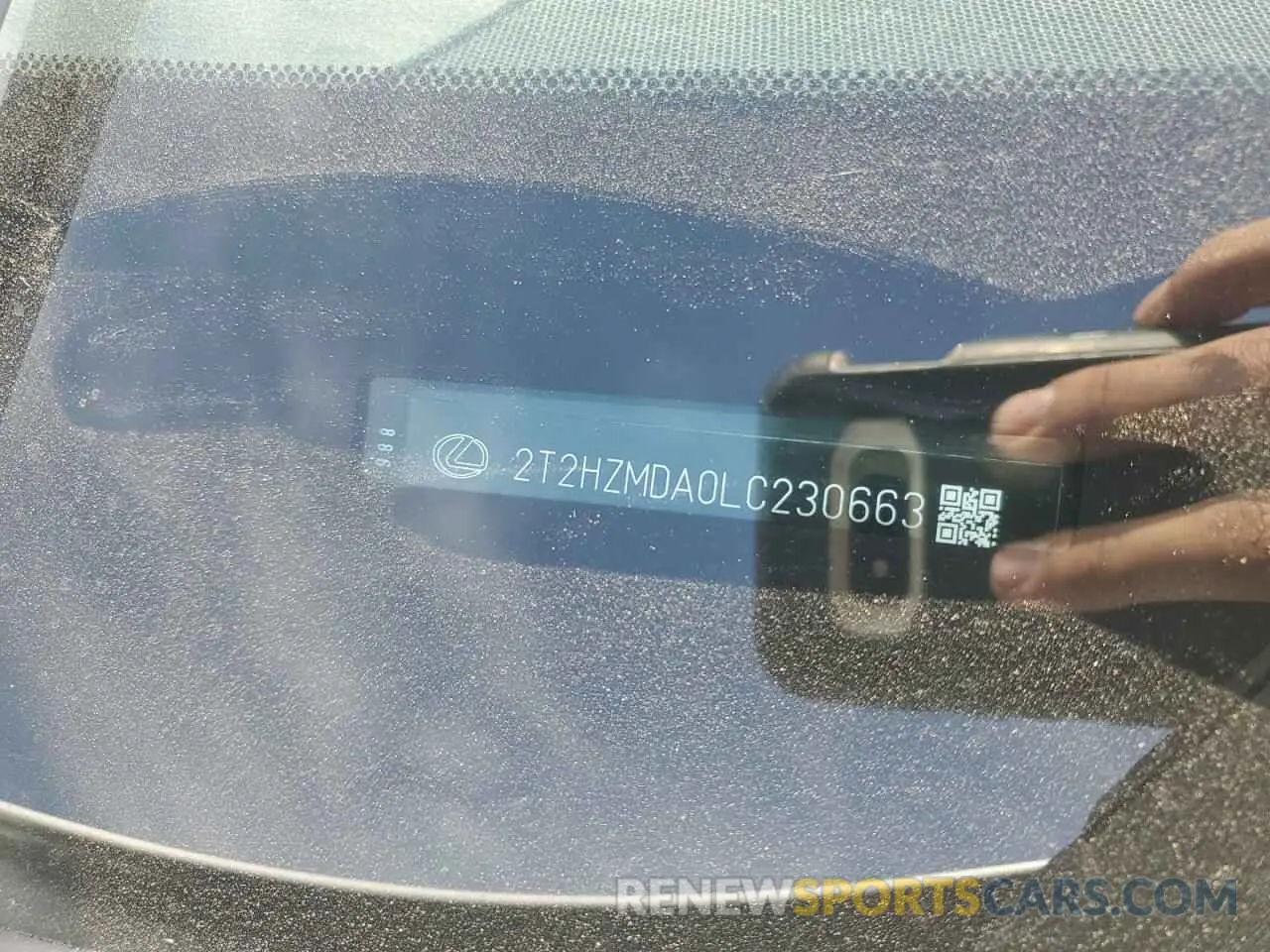 12 Photograph of a damaged car 2T2HZMDA0LC230663 LEXUS RX350 2020